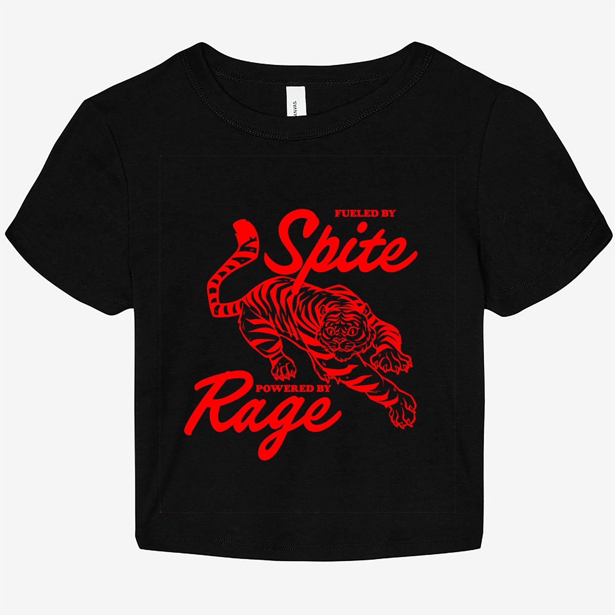 Fueled By Spite Powered By Rage Graphic Baby Tee - UntamedEgo LLC.