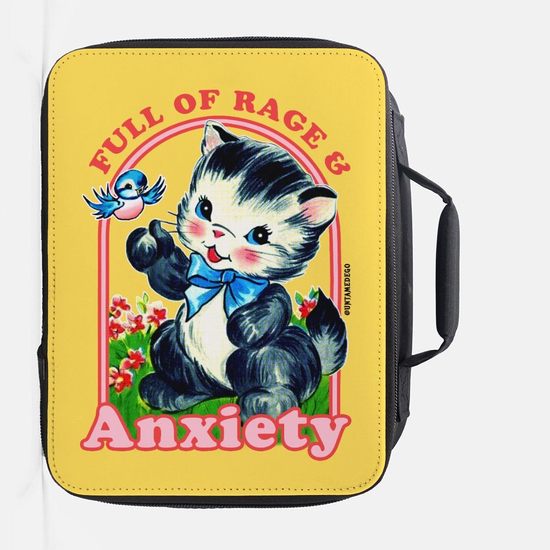 Full Of Rage And Anxiety Kitty Insulated Lunch Box - UntamedEgo LLC.