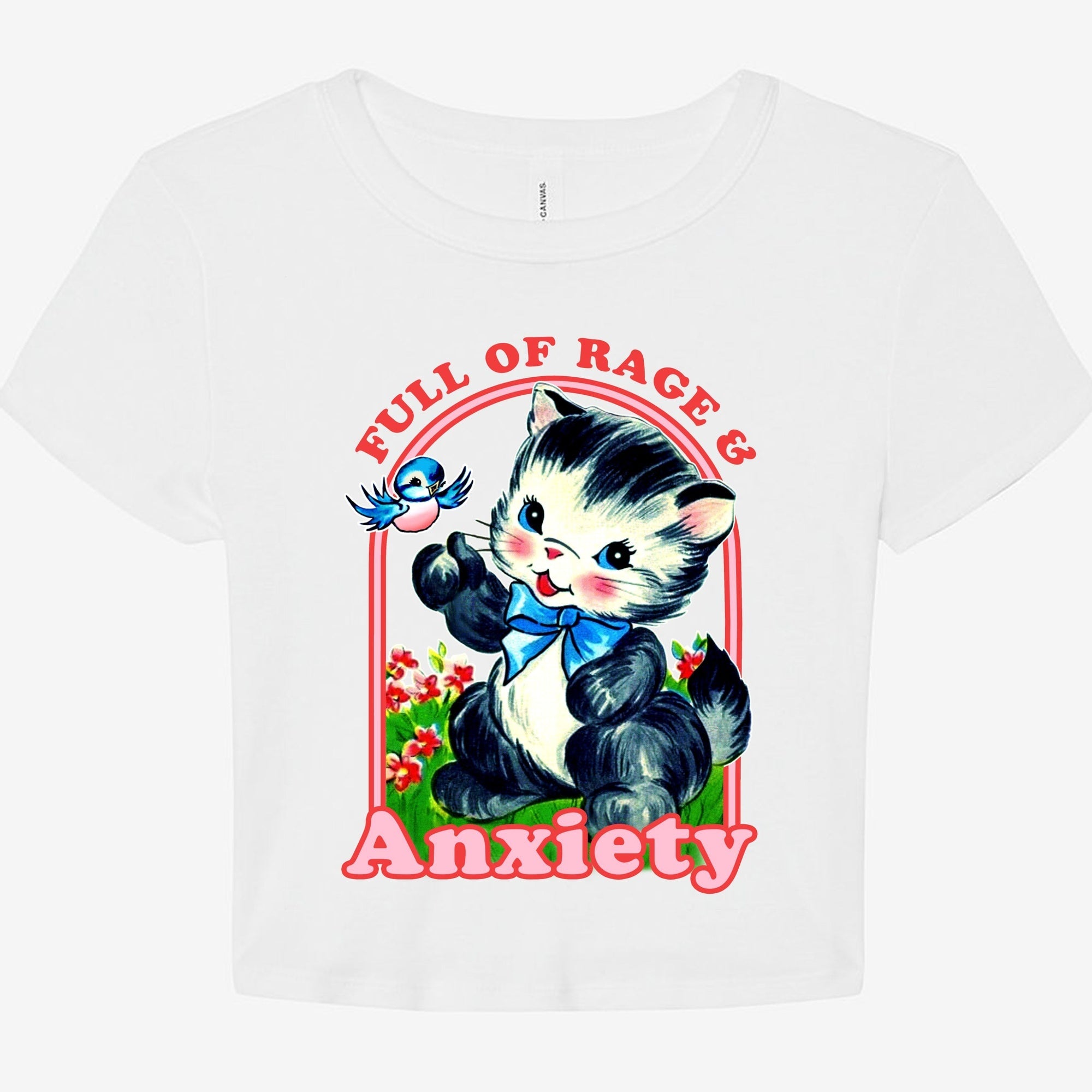 Full Of Rage & Anxiety Graphic Baby Tee - UntamedEgo LLC.