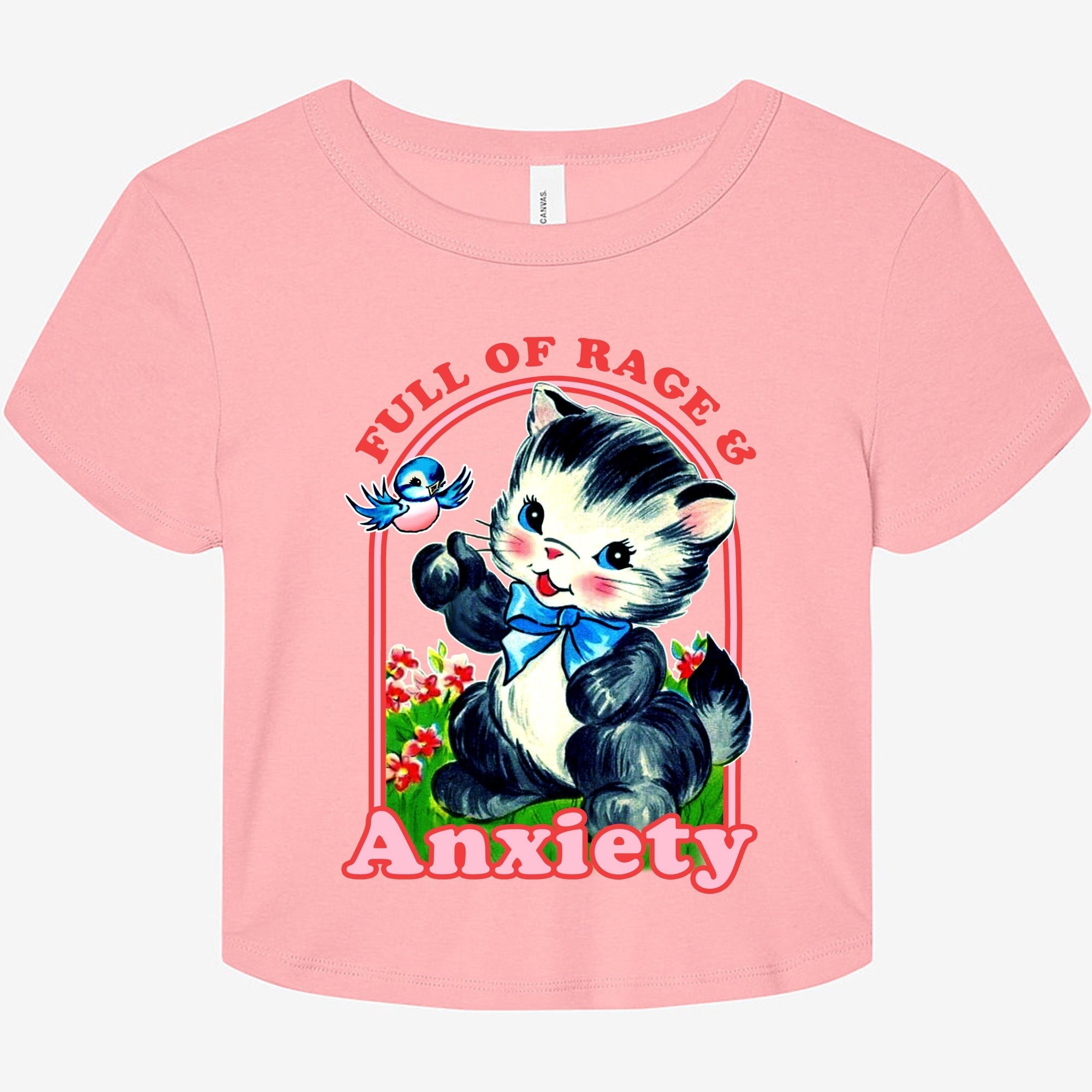 Full Of Rage & Anxiety Graphic Baby Tee - UntamedEgo LLC.