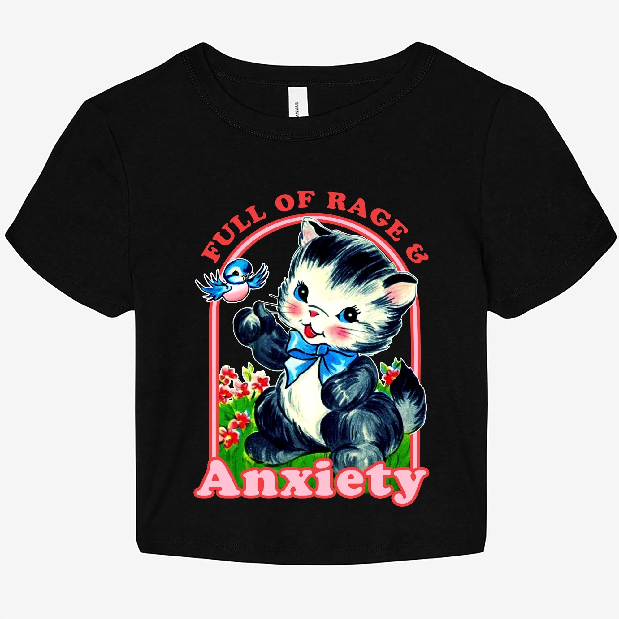 Full Of Rage & Anxiety Graphic Baby Tee - UntamedEgo LLC.
