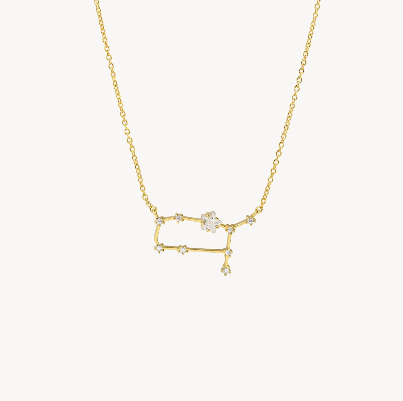 Gemini Zodiac 14k Gold Dipped Necklace - UntamedEgo LLC.