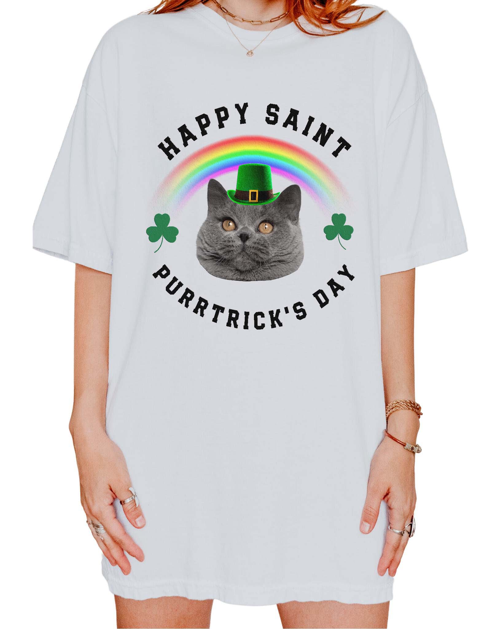 Happy Saint Purrtrick's Day Unisex Tee - UntamedEgo LLC.
