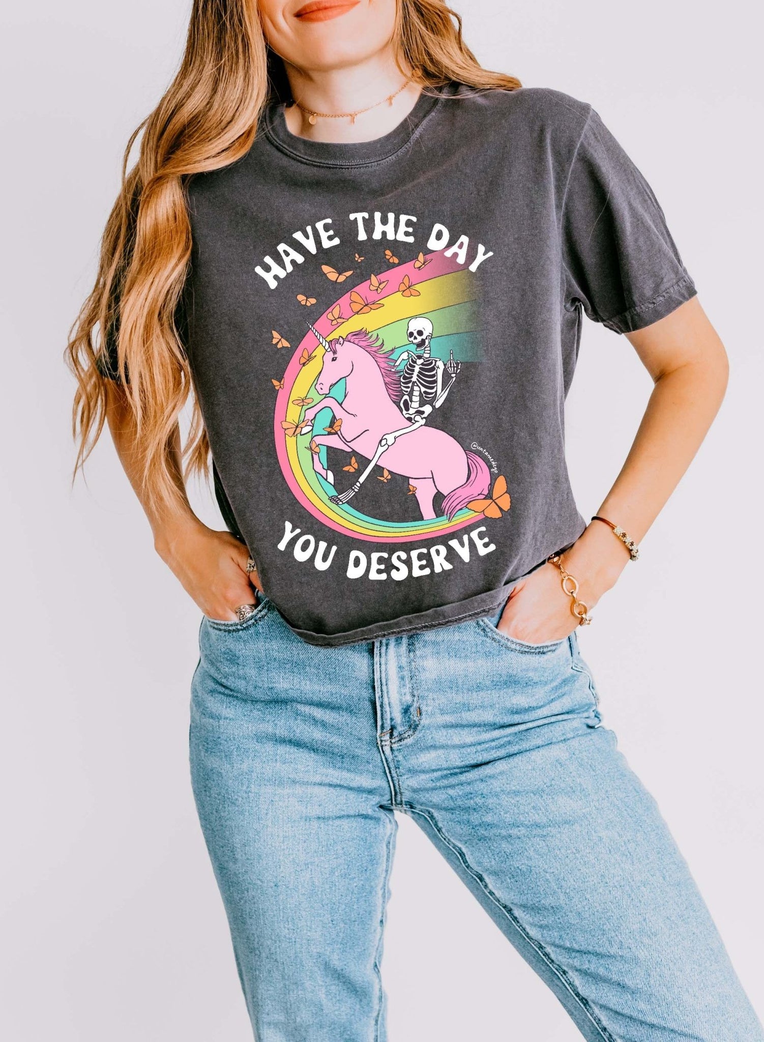 Have The Day You Deserve Women's Boxy Tee - UntamedEgo LLC.