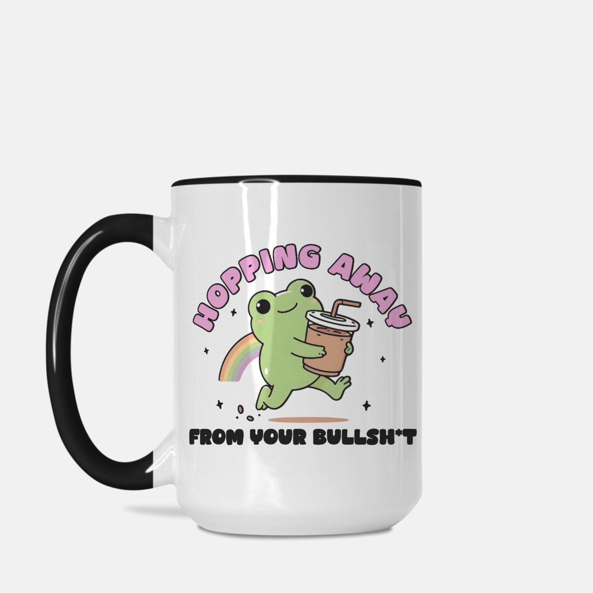 Hopping Away From Your Bullshit Mug - UntamedEgo LLC.