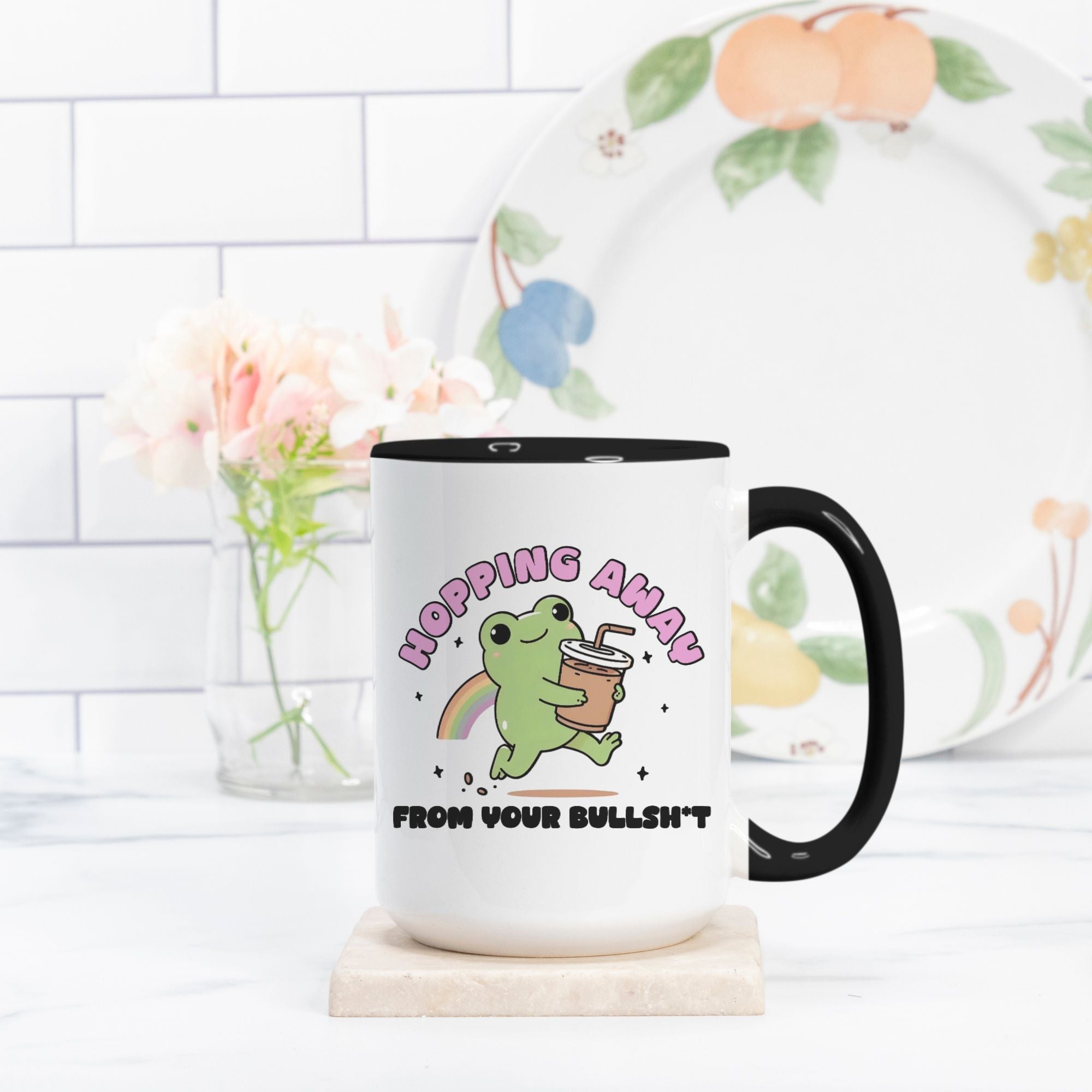 Hopping Away From Your Bullshit Mug - UntamedEgo LLC.