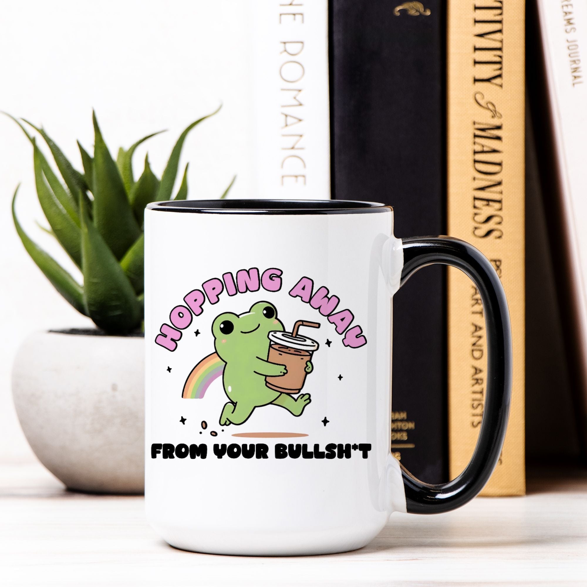 Hopping Away From Your Bullshit Mug - UntamedEgo LLC.