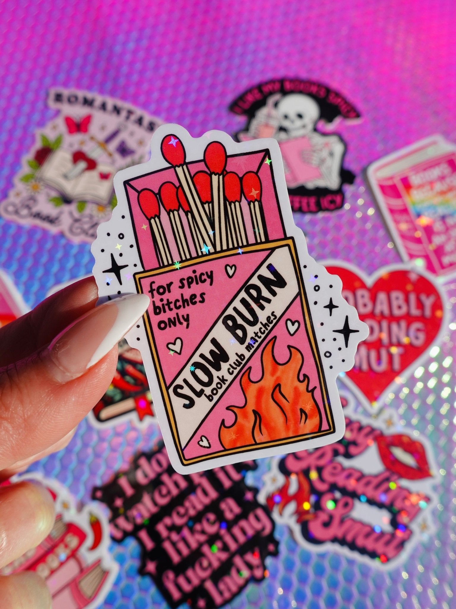 Hot Girls Read Smut Sticker Pack - UntamedEgo LLC.