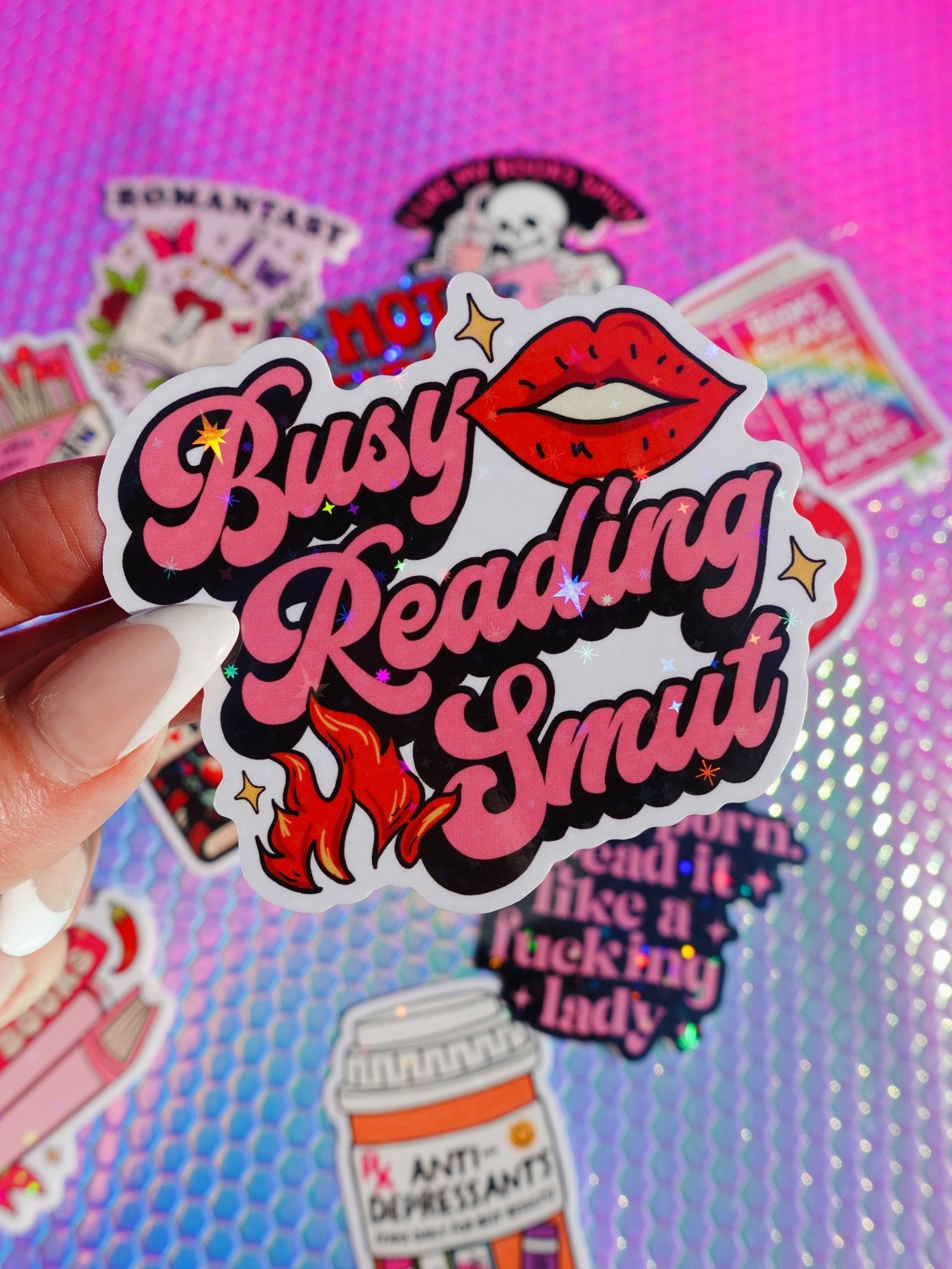 Hot Girls Read Smut Sticker Pack - UntamedEgo LLC.