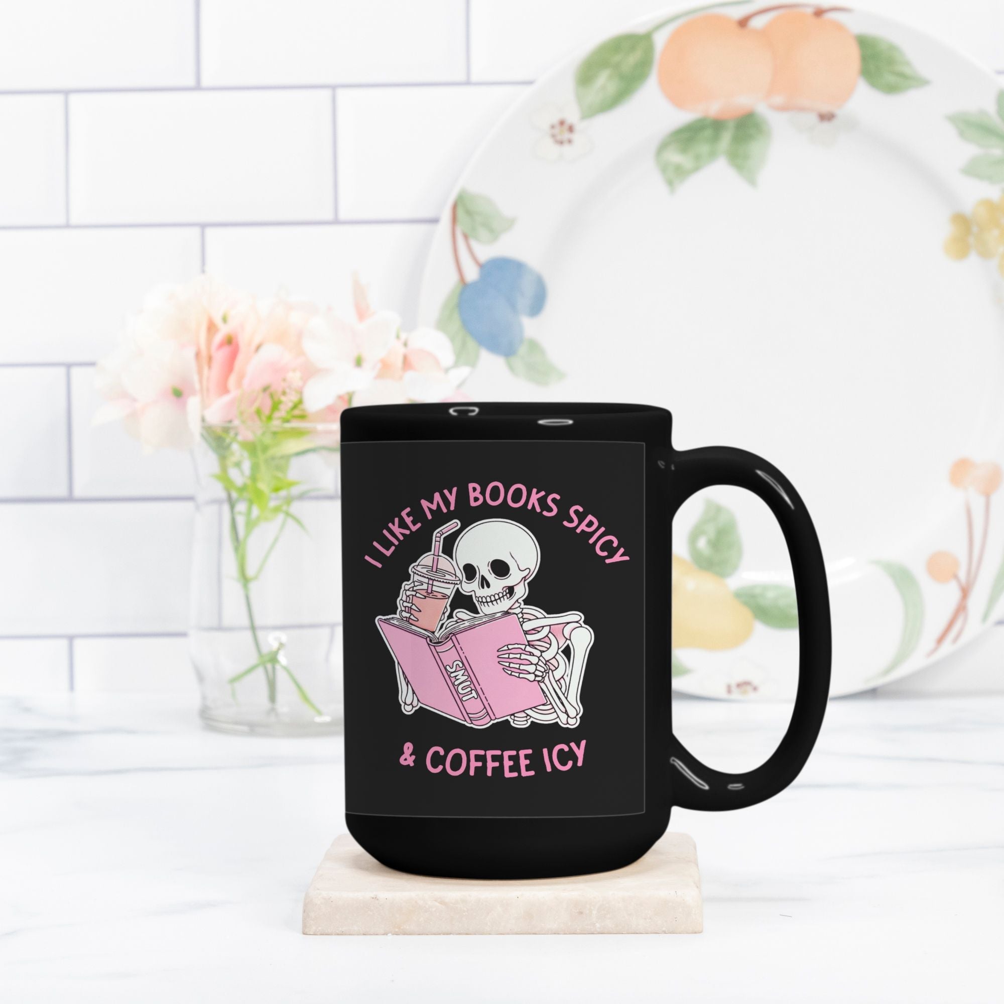 I Like My Books Spicy And Coffee Icy Mug - UntamedEgo LLC.