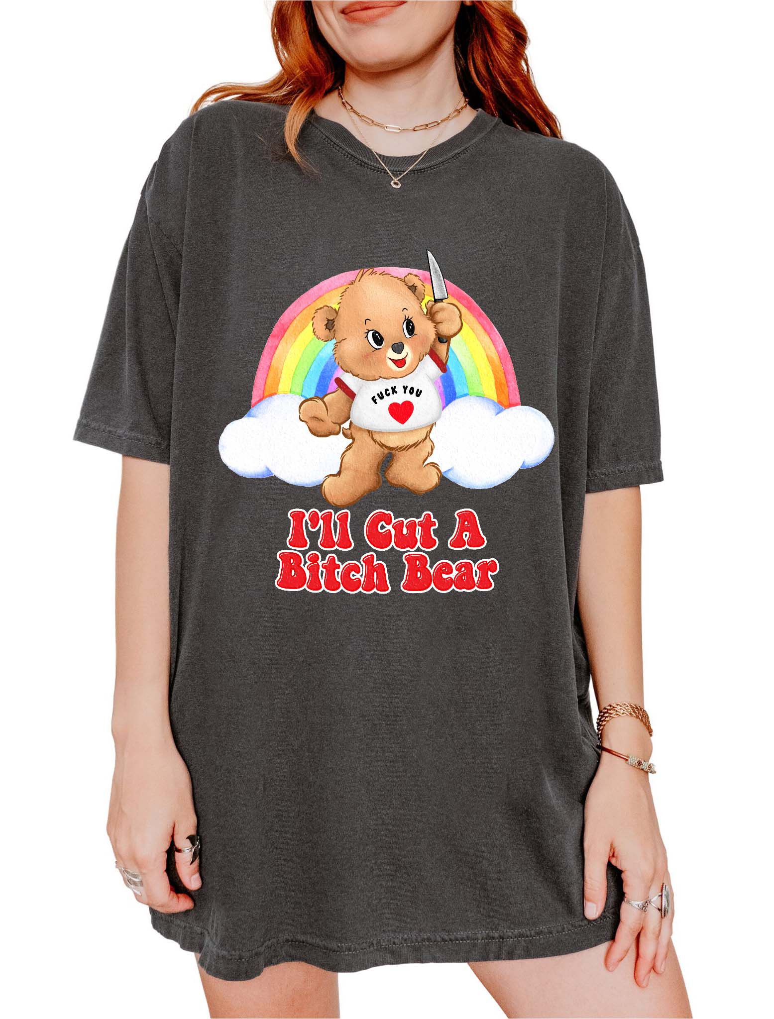 I'll Cut A Bitch Bear Tee - UntamedEgo LLC.