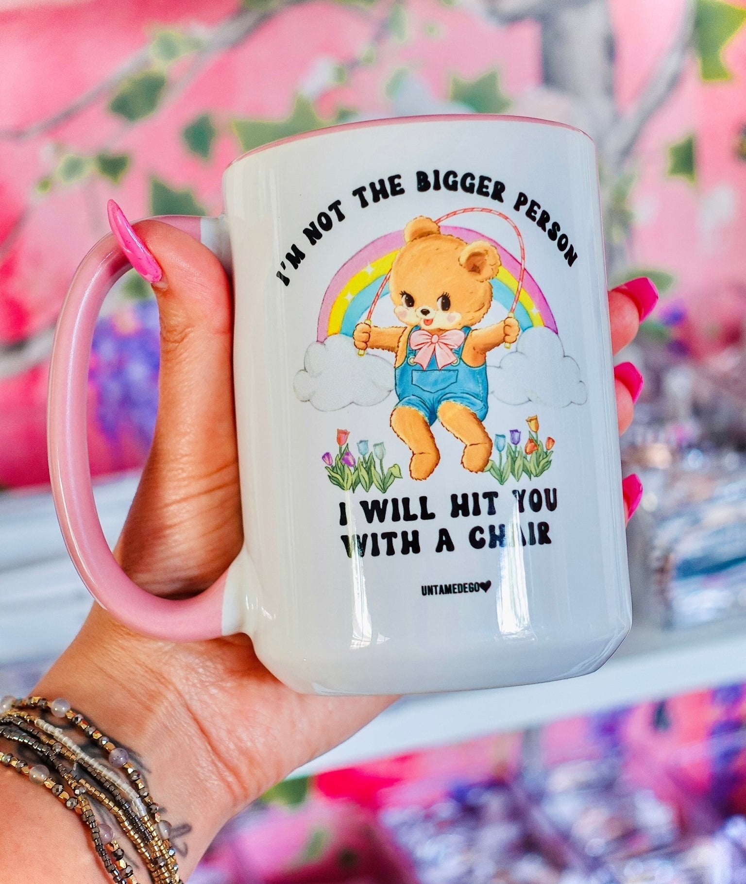 I'm Not The Bigger Person I Will Hit You With A Chair Mug - UntamedEgo LLC.