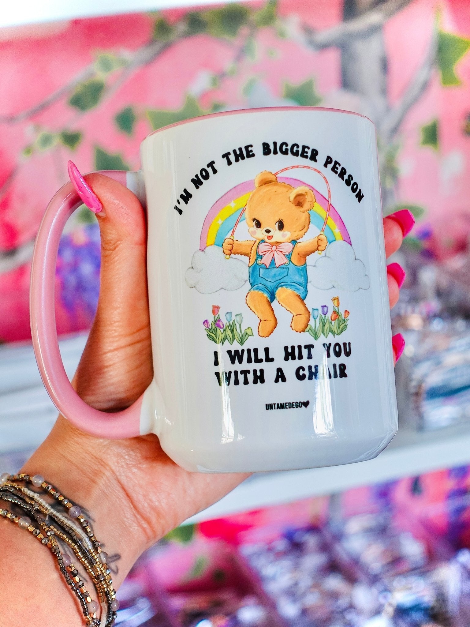 I'm Not The Bigger Person I Will Hit You With A Chair Mug - UntamedEgo LLC.