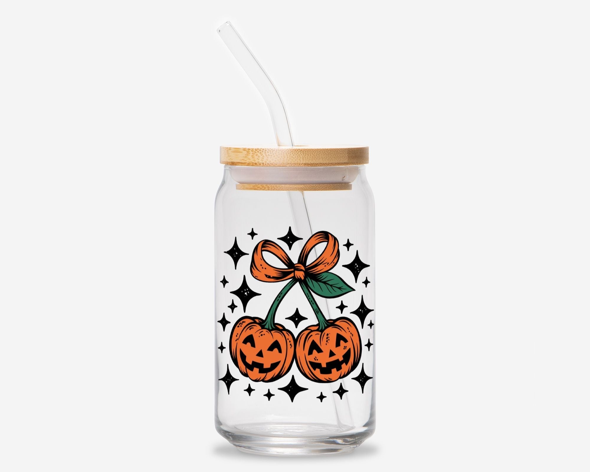 Jack O’Lantern Duo Glass Can Tumbler - UntamedEgo LLC.