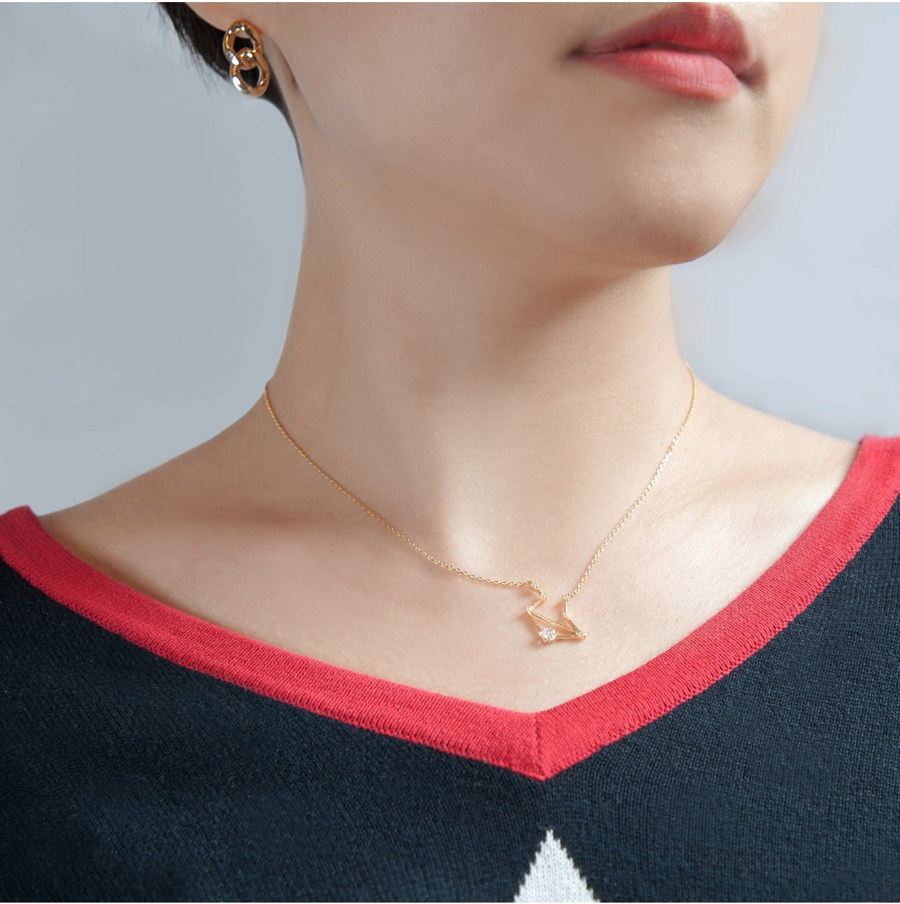 Libra Zodiac 14k Gold Dipped Necklace - UntamedEgo LLC.
