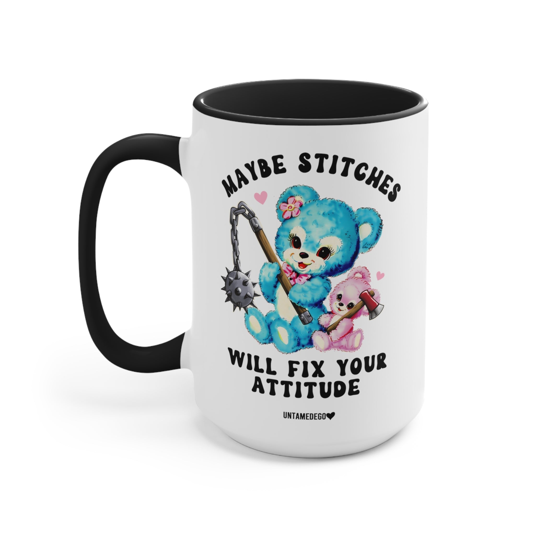 Maybe Stitches Will Fix Your Attitude Mug - UntamedEgo LLC.
