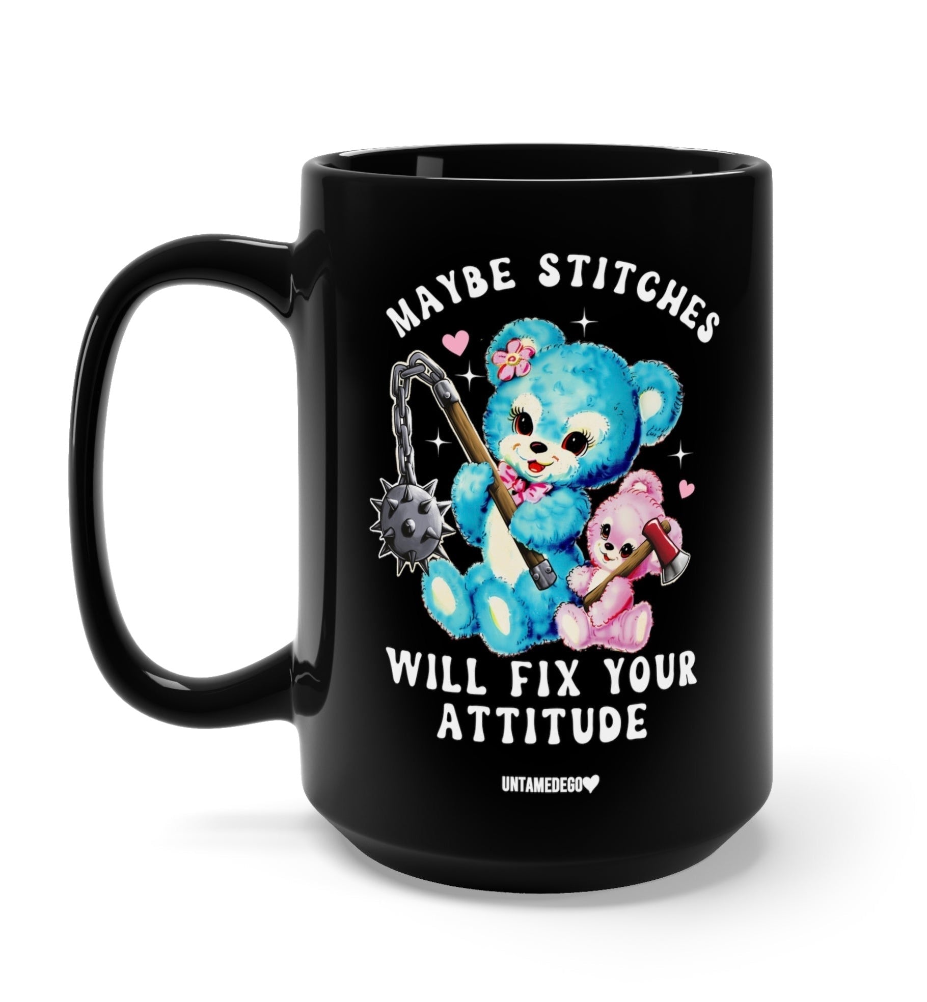 Maybe Stitches Will Fix Your Attitude Mug - UntamedEgo LLC.