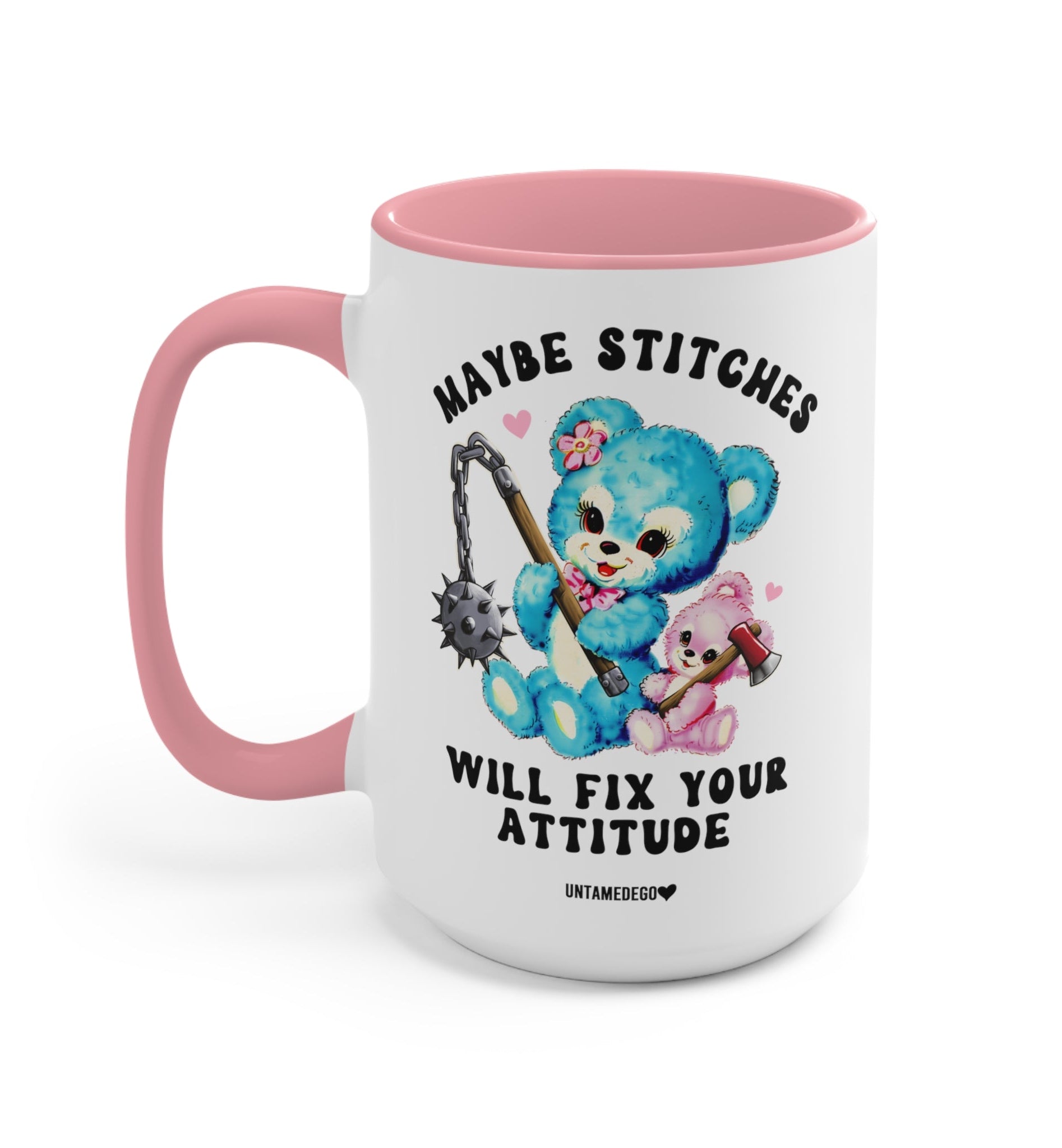 Maybe Stitches Will Fix Your Attitude Mug - UntamedEgo LLC.