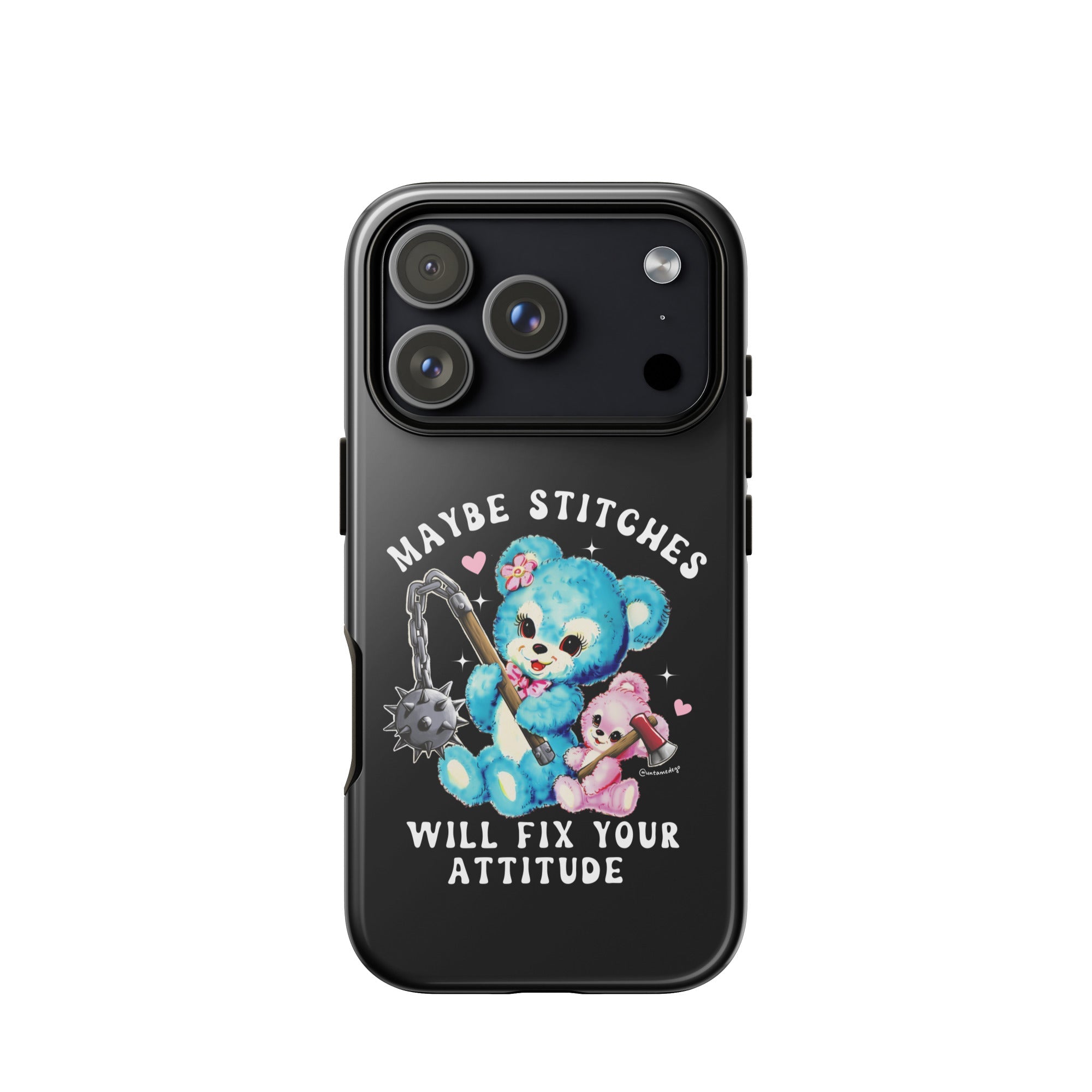 Maybe Stitches Will Fix Your Attitude Tough Case for iPhone® - UntamedEgo LLC.