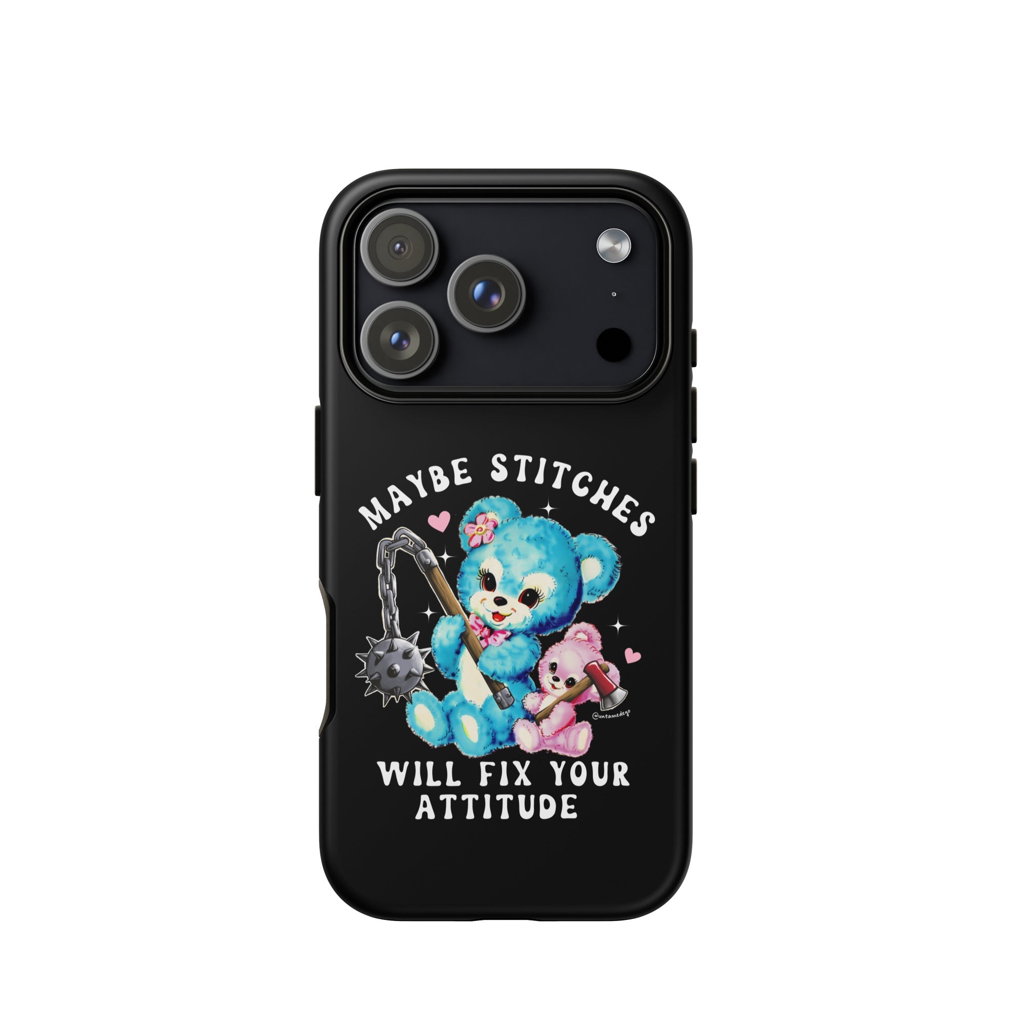 Maybe Stitches Will Fix Your Attitude Tough Case for iPhone® - UntamedEgo LLC.
