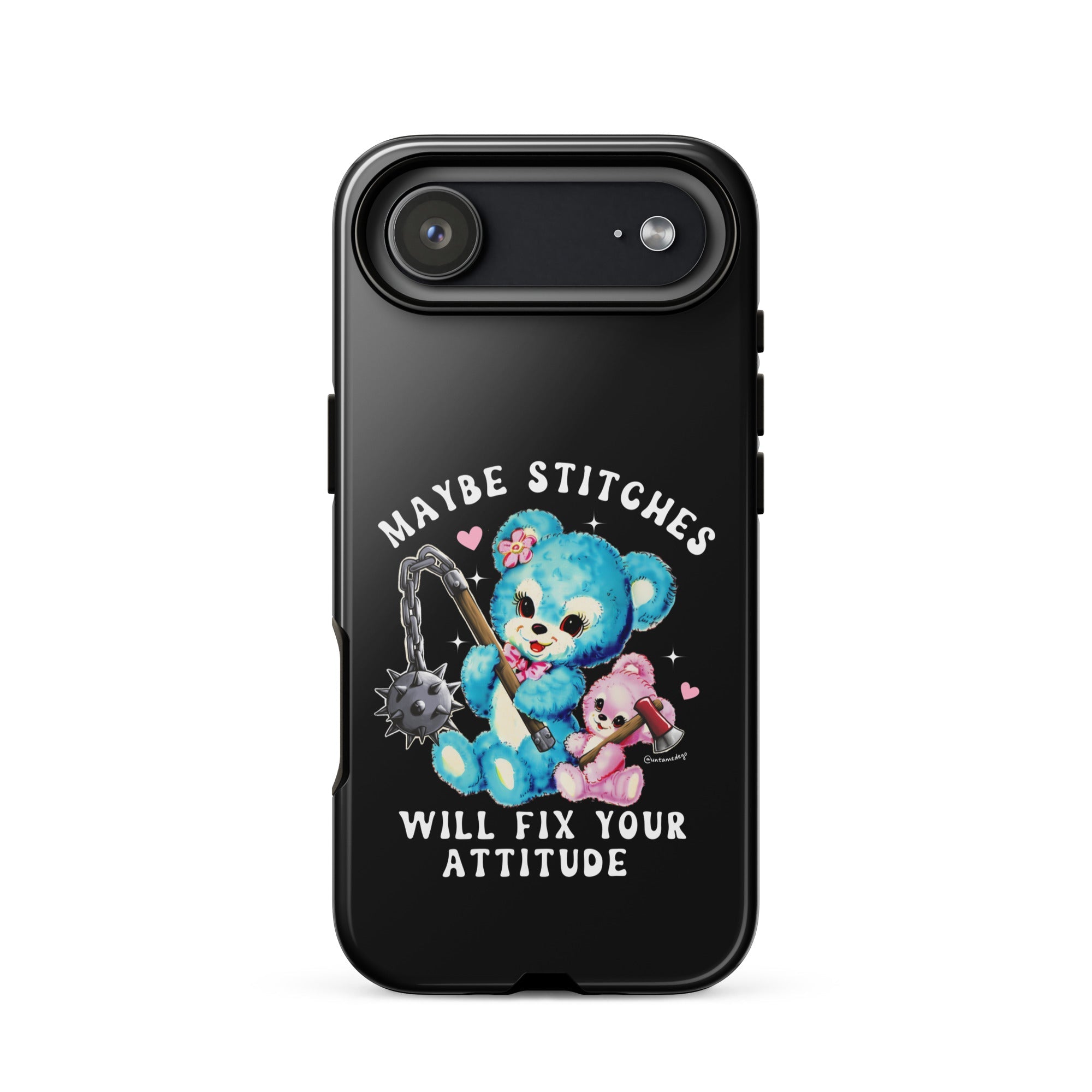 Maybe Stitches Will Fix Your Attitude Tough Case for iPhone® - UntamedEgo LLC.