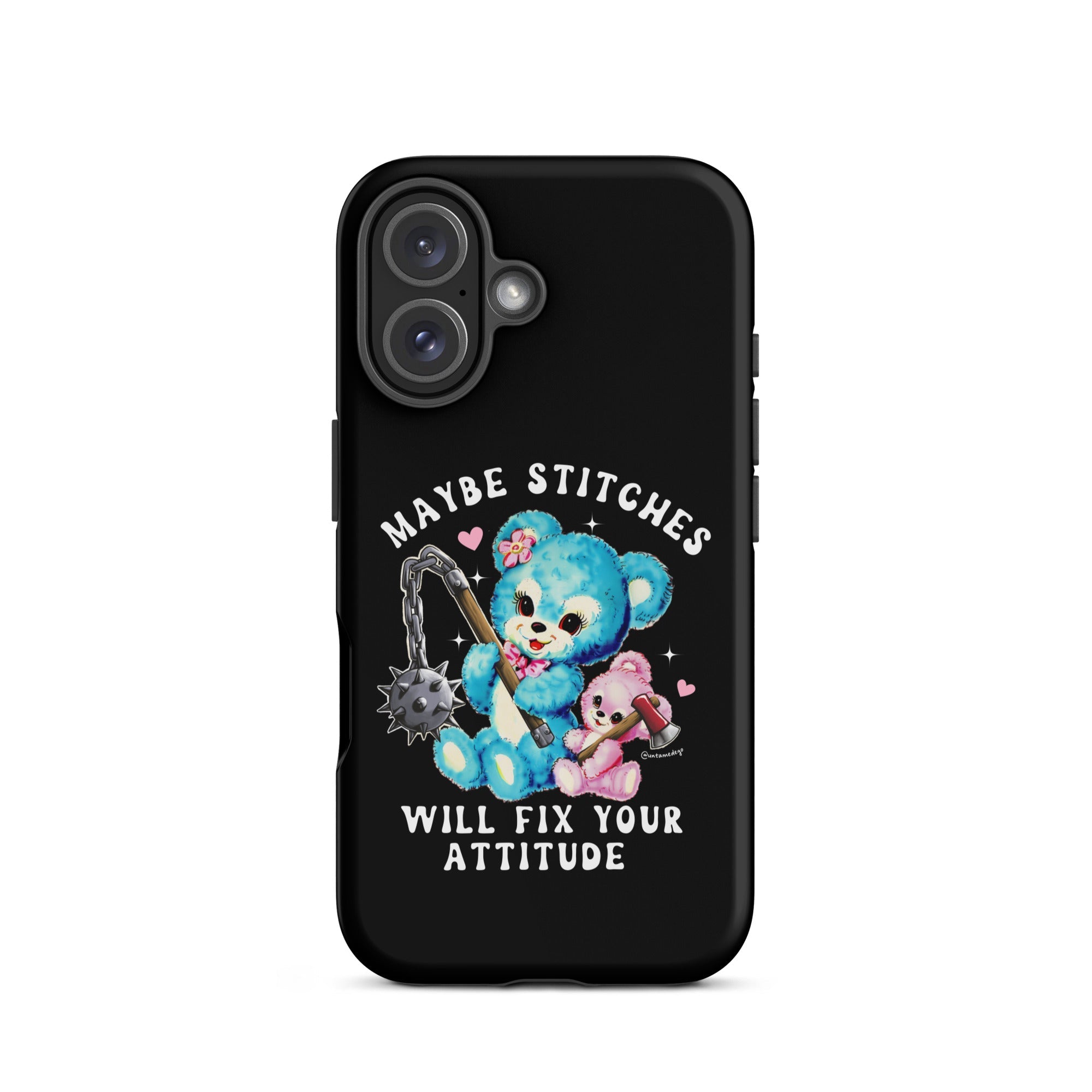 Maybe Stitches Will Fix Your Attitude Tough Case for iPhone® - UntamedEgo LLC.