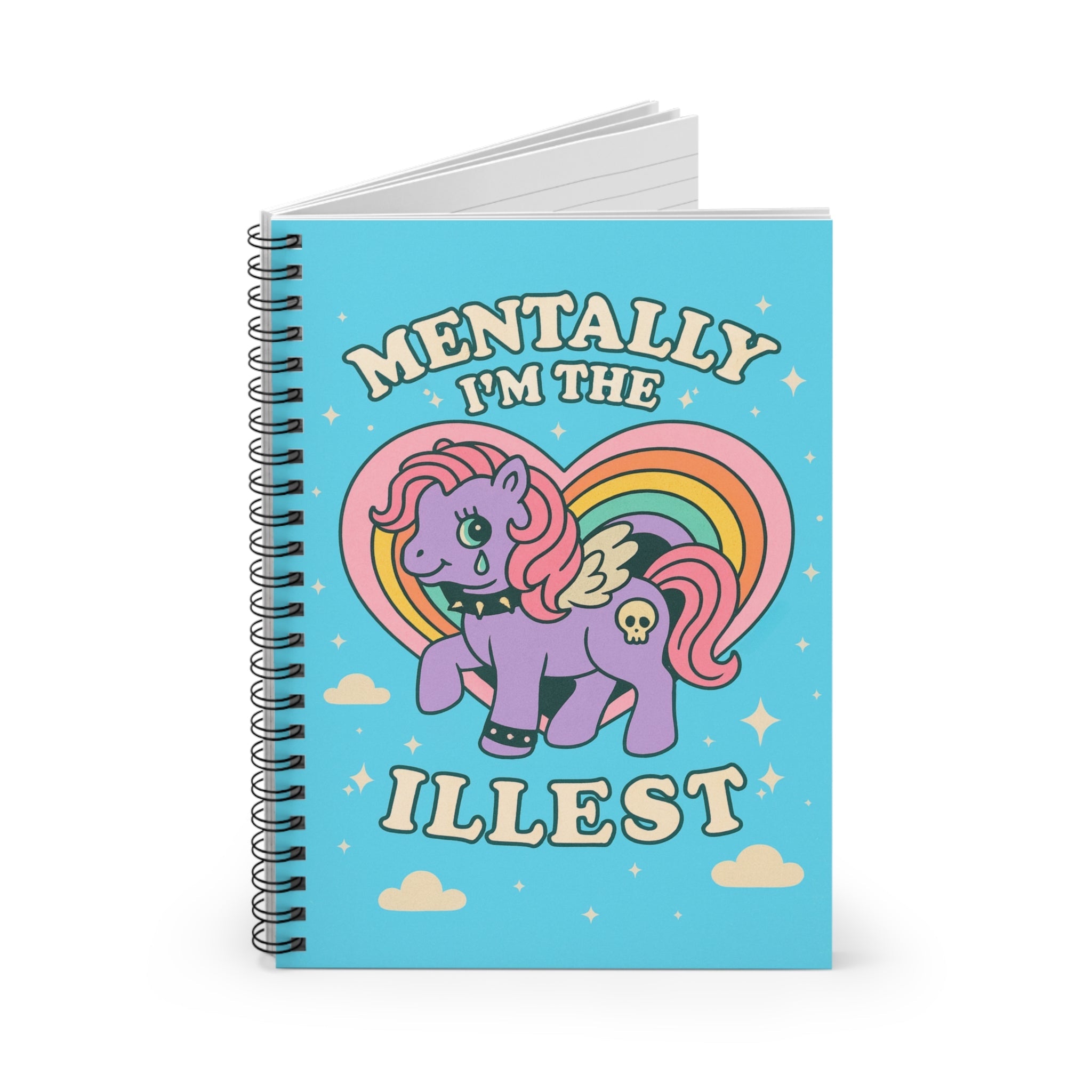 Mentally I'm The Illest Spiral Notebook - UntamedEgo LLC.