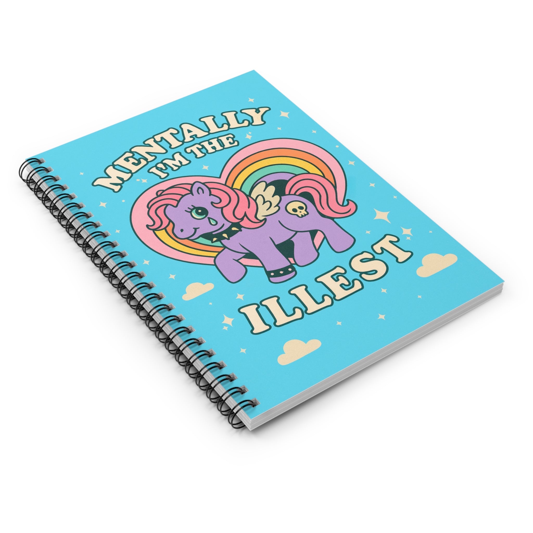 Mentally I'm The Illest Spiral Notebook - UntamedEgo LLC.
