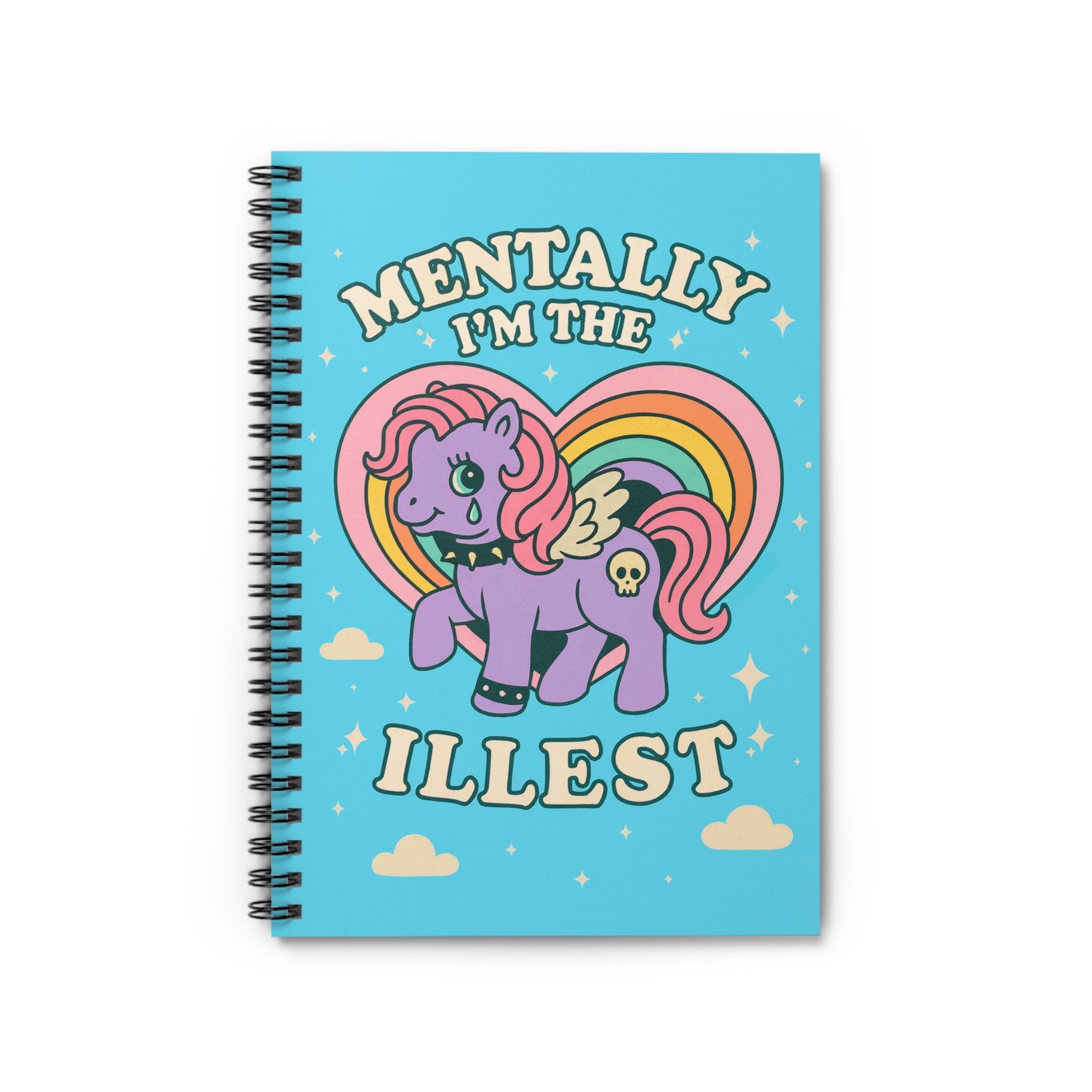 Mentally I'm The Illest Spiral Notebook - UntamedEgo LLC.