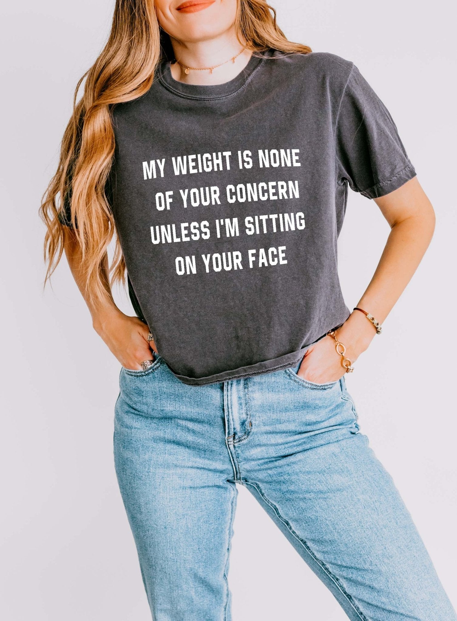 My Weight Is None Of Your Concern Women's Boxy Tee - UntamedEgo LLC.