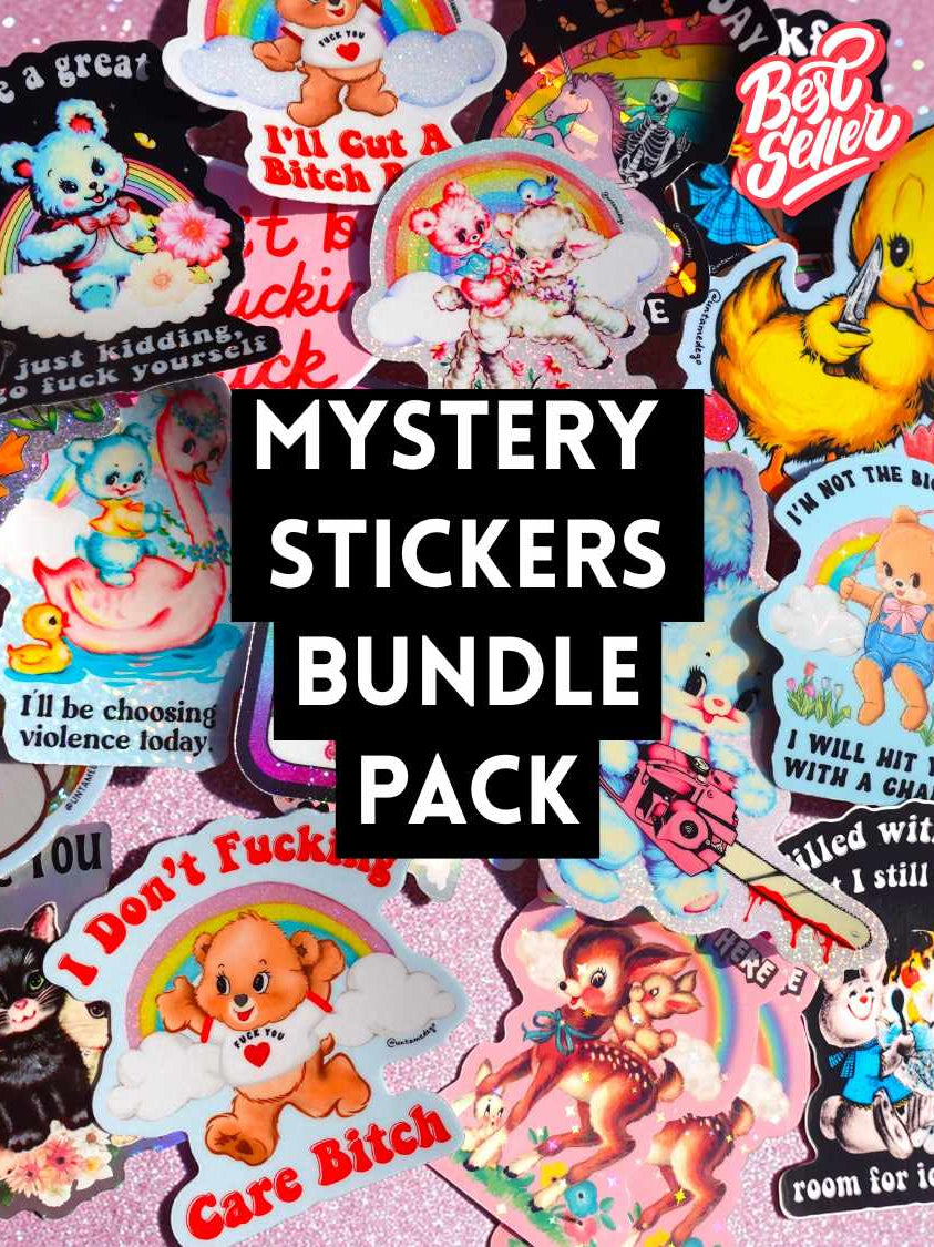 Mystery Unhinged Cute Sticker Pack - UntamedEgo LLC.