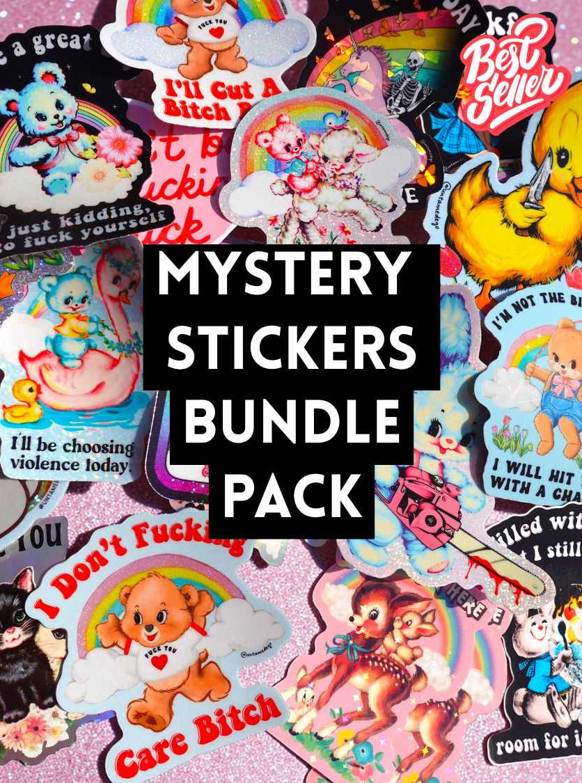 Mystery Unhinged Cute Sticker Pack - UntamedEgo LLC.