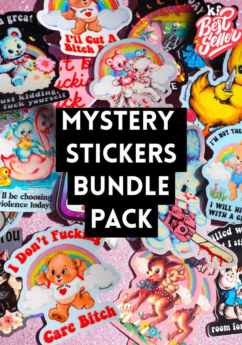 Mystery Unhinged Cute Sticker Pack - UntamedEgo LLC.