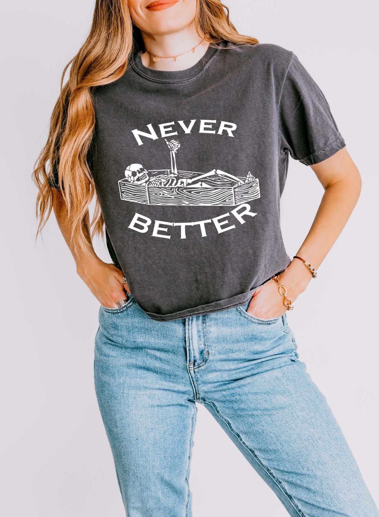 Never Better Women's Boxy Tee - UntamedEgo LLC.
