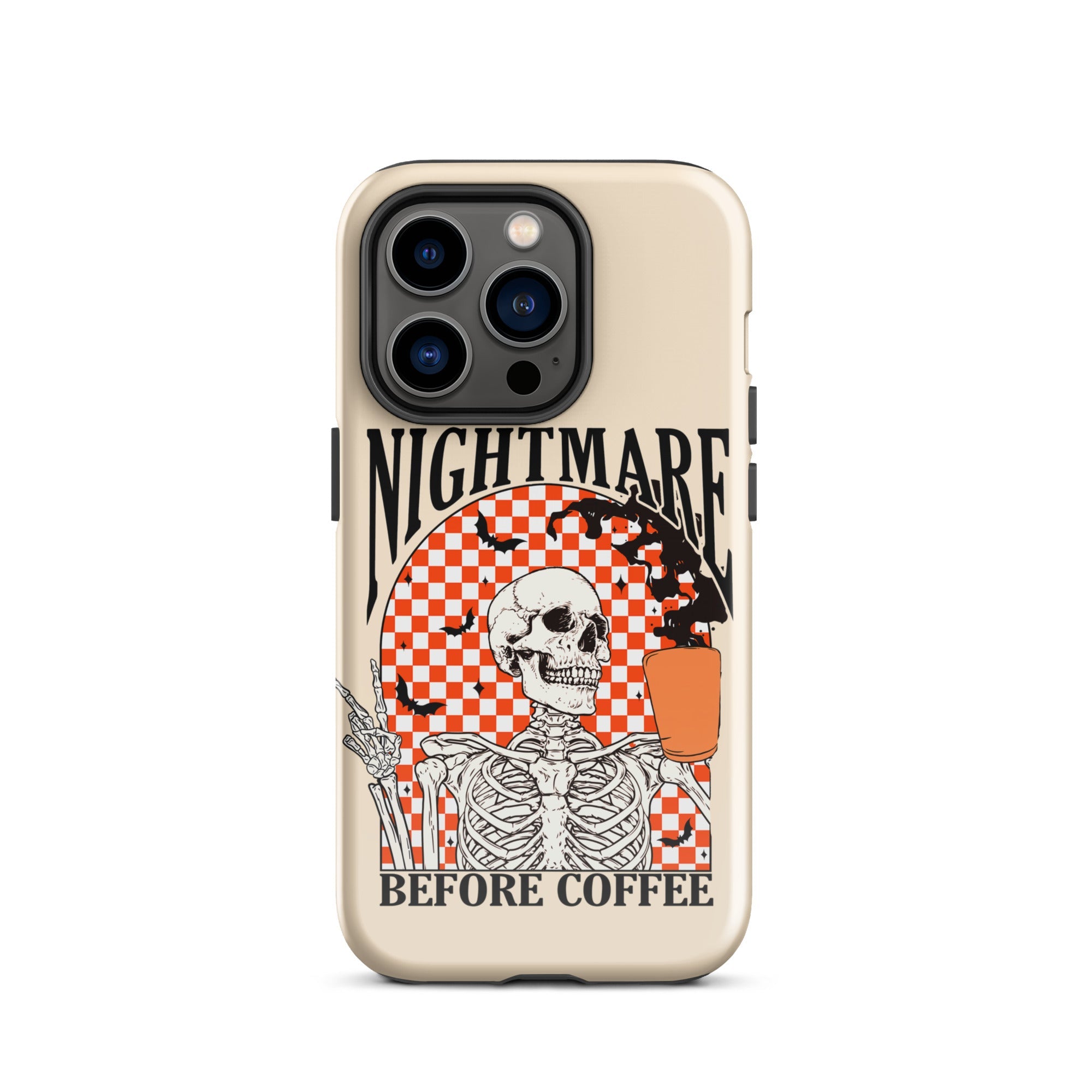 Nightmare Before Coffee Tough Case for iPhone® - UntamedEgo LLC.