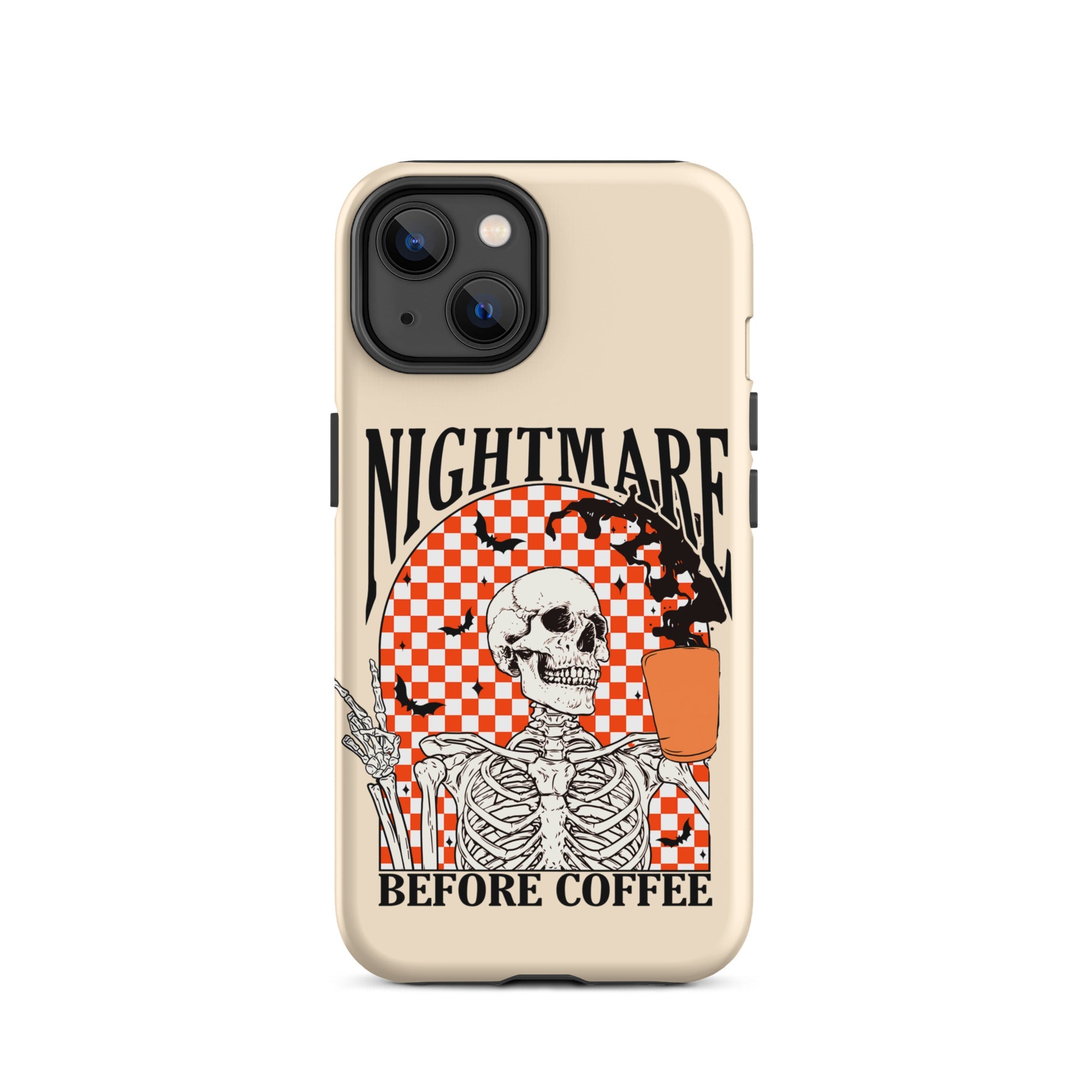 Nightmare Before Coffee Tough Case for iPhone® - UntamedEgo LLC.
