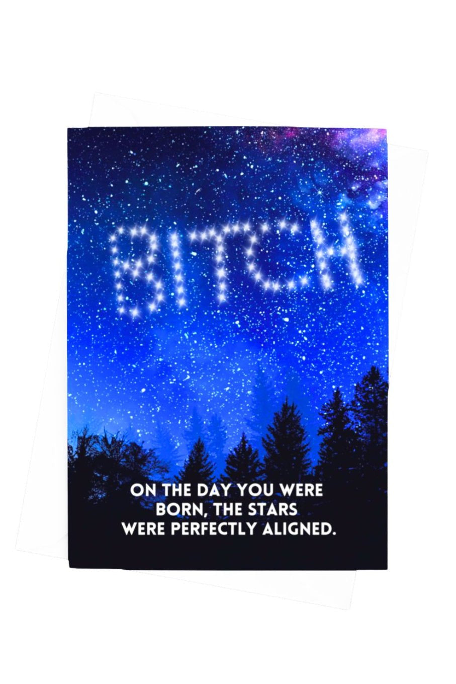 On the Day You Were Born Card | Funny Birthday Card| Funny Astrology Birthday Card - UntamedEgo LLC.