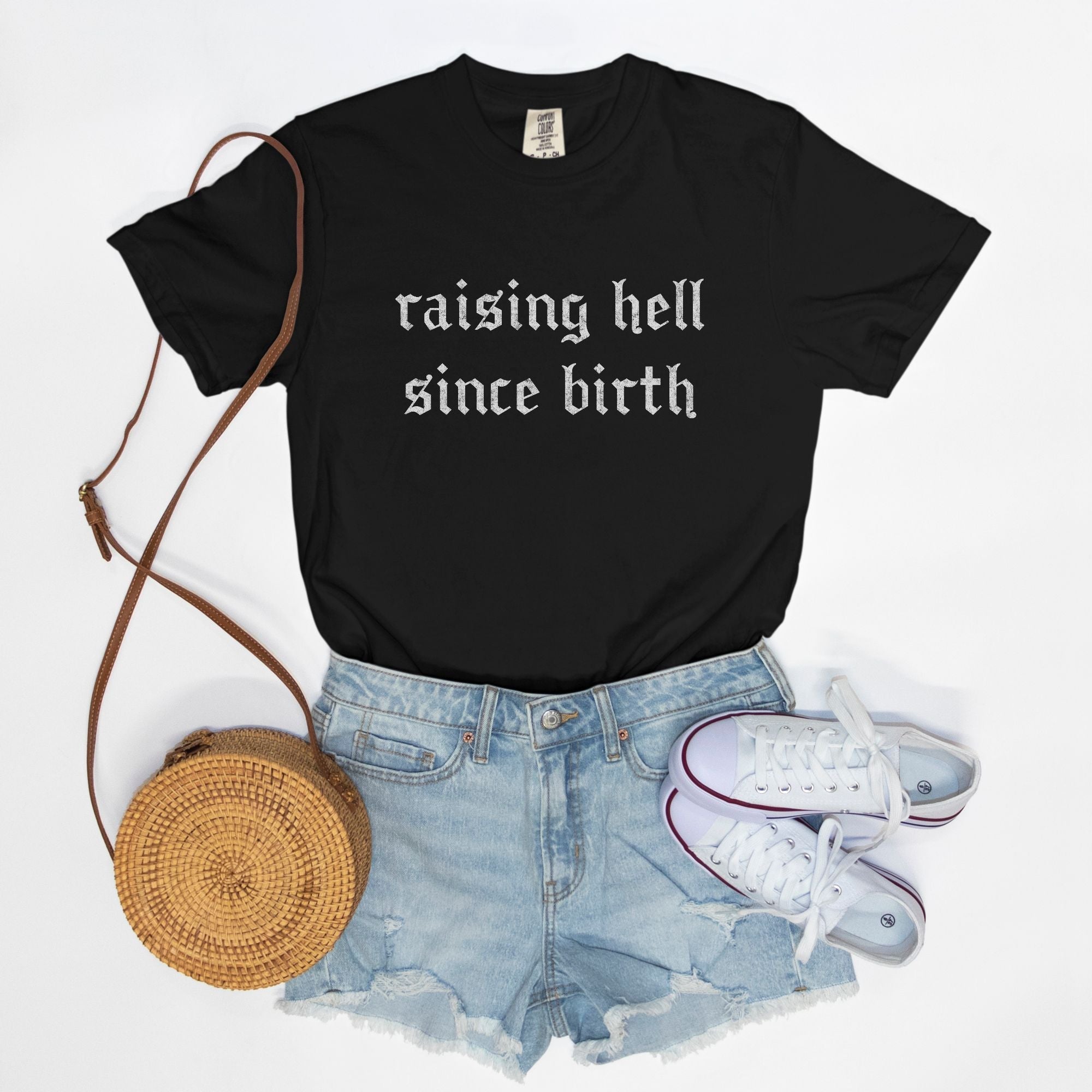 Raising Hell Since Birth Tee - UntamedEgo LLC.