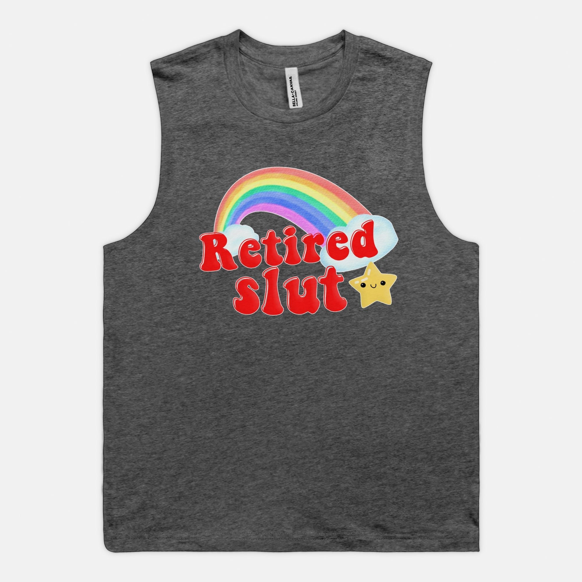 Retired Slut Unisex Muscle Tank - UntamedEgo LLC.