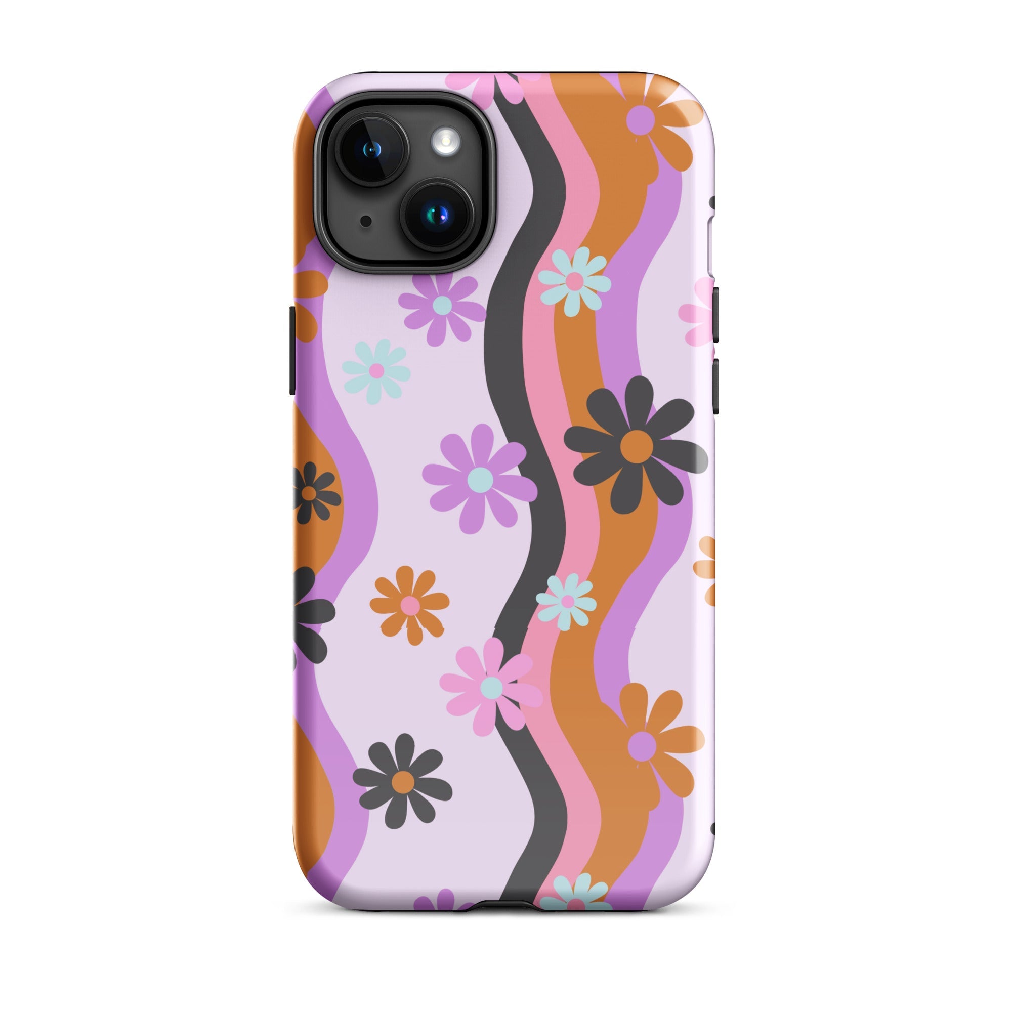 Retro Flower Wave Tough Case for iPhone® - UntamedEgo LLC.