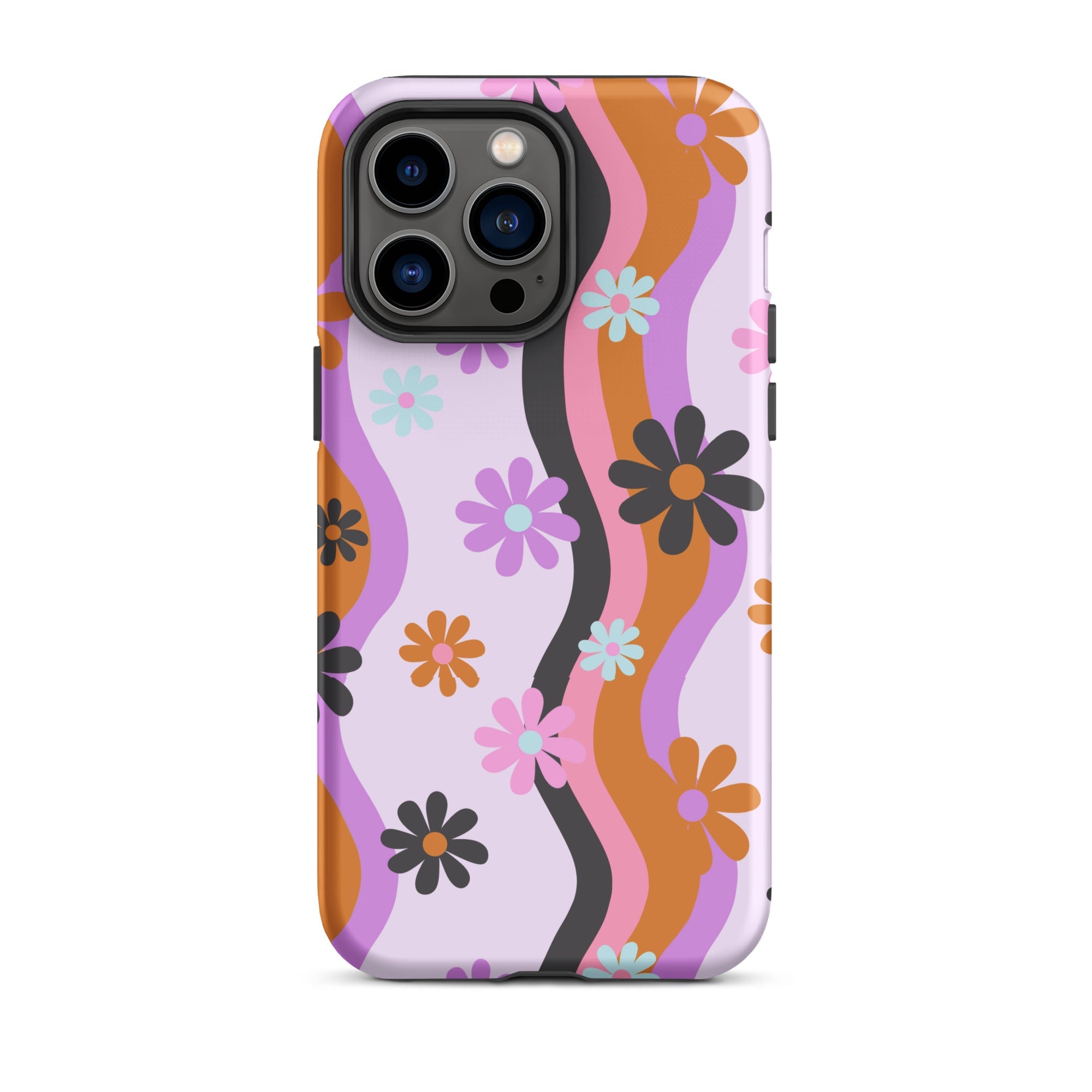 Retro Flower Wave Tough Case for iPhone® - UntamedEgo LLC.