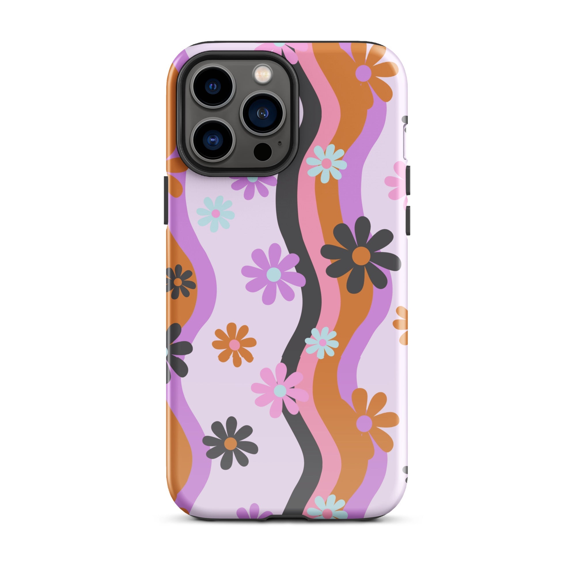 Retro Flower Wave Tough Case for iPhone® - UntamedEgo LLC.