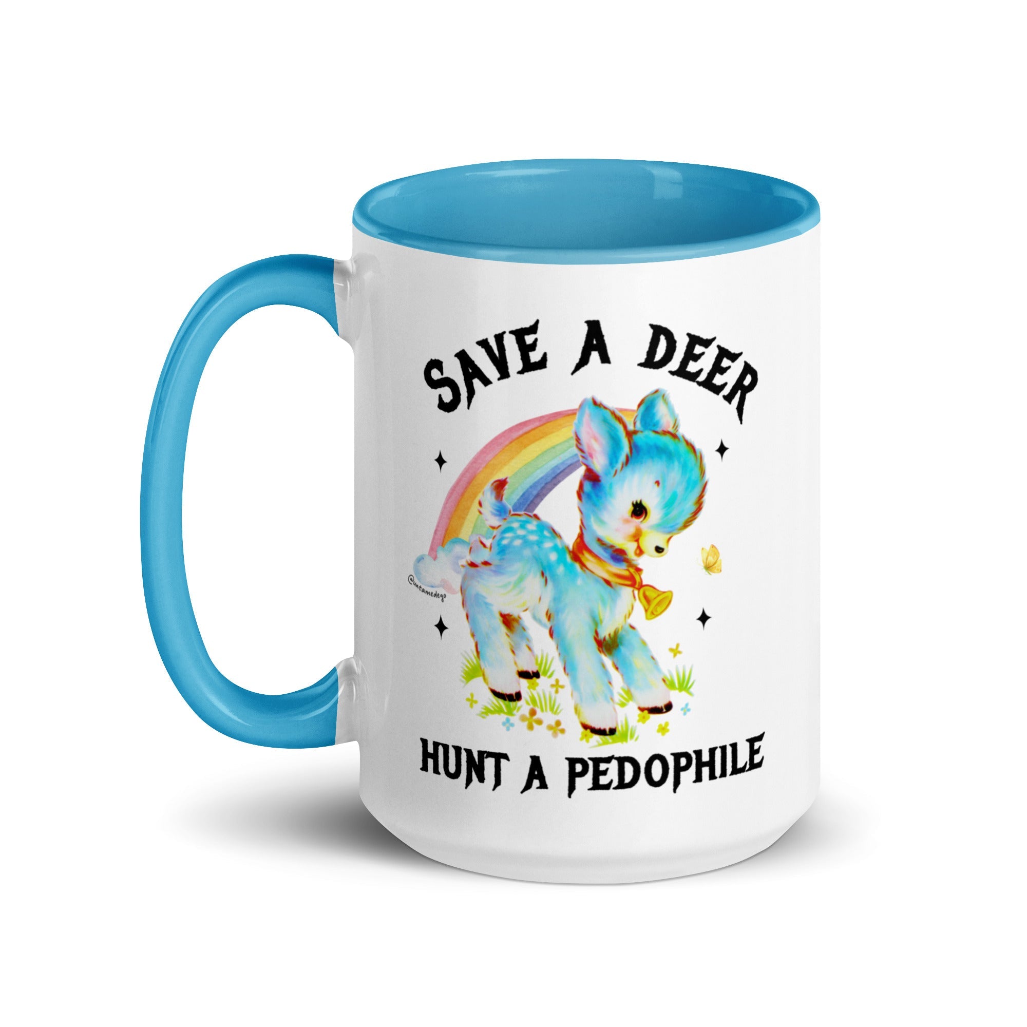 Save A Deer Hunt A Pedophile Mug - UntamedEgo LLC.