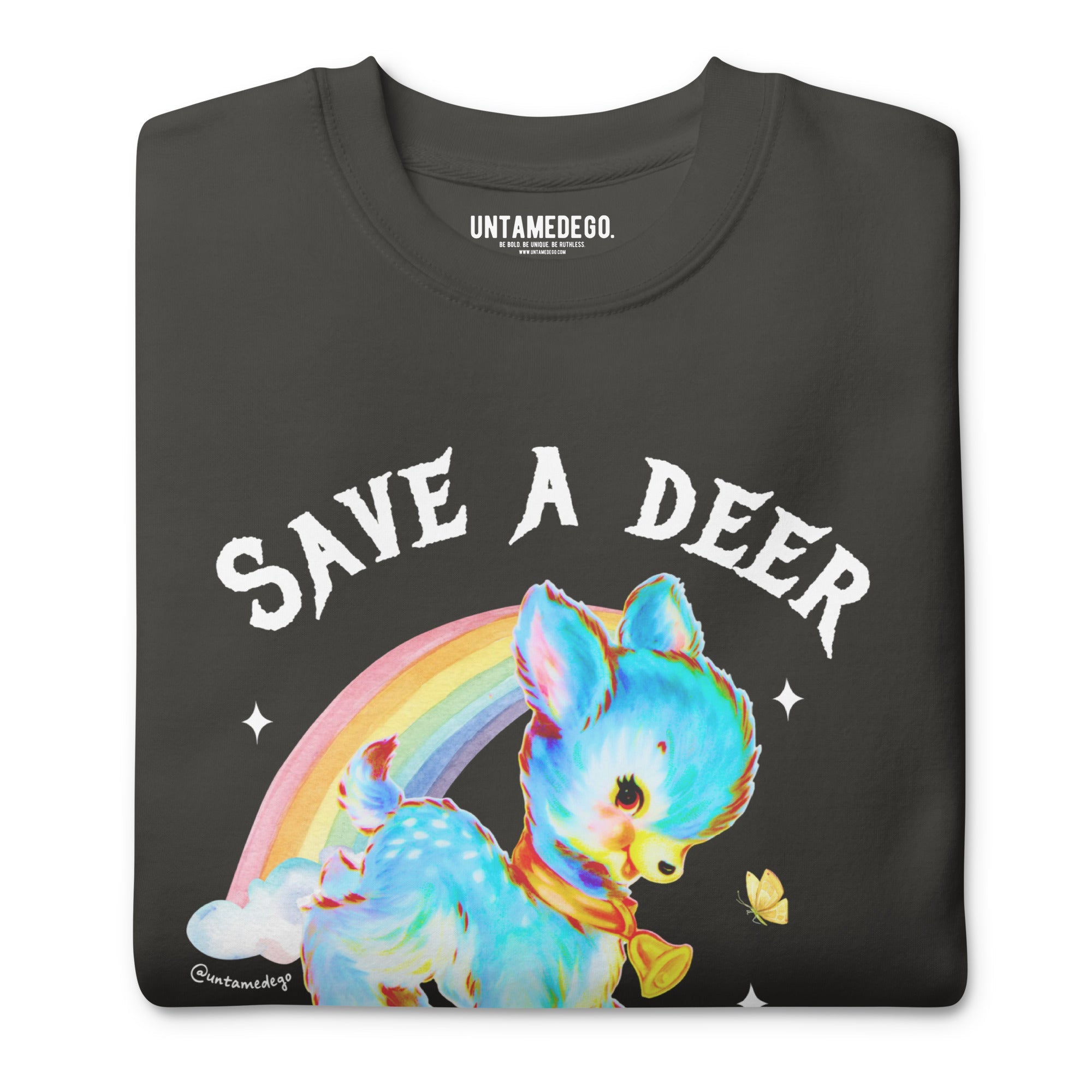 Save A Deer Soft Crew Sweatshirt - UntamedEgo LLC.
