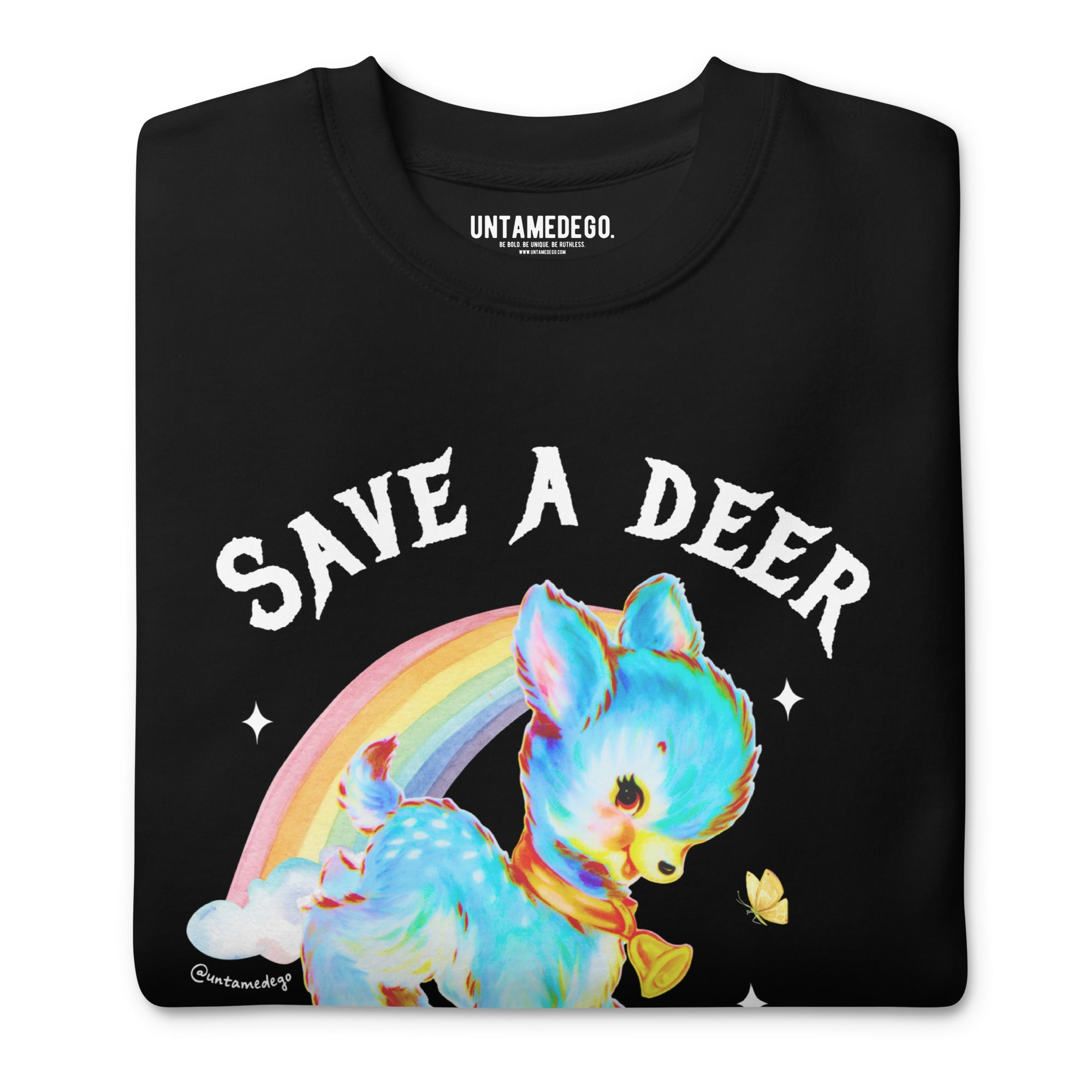Save A Deer Soft Crew Sweatshirt - UntamedEgo LLC.