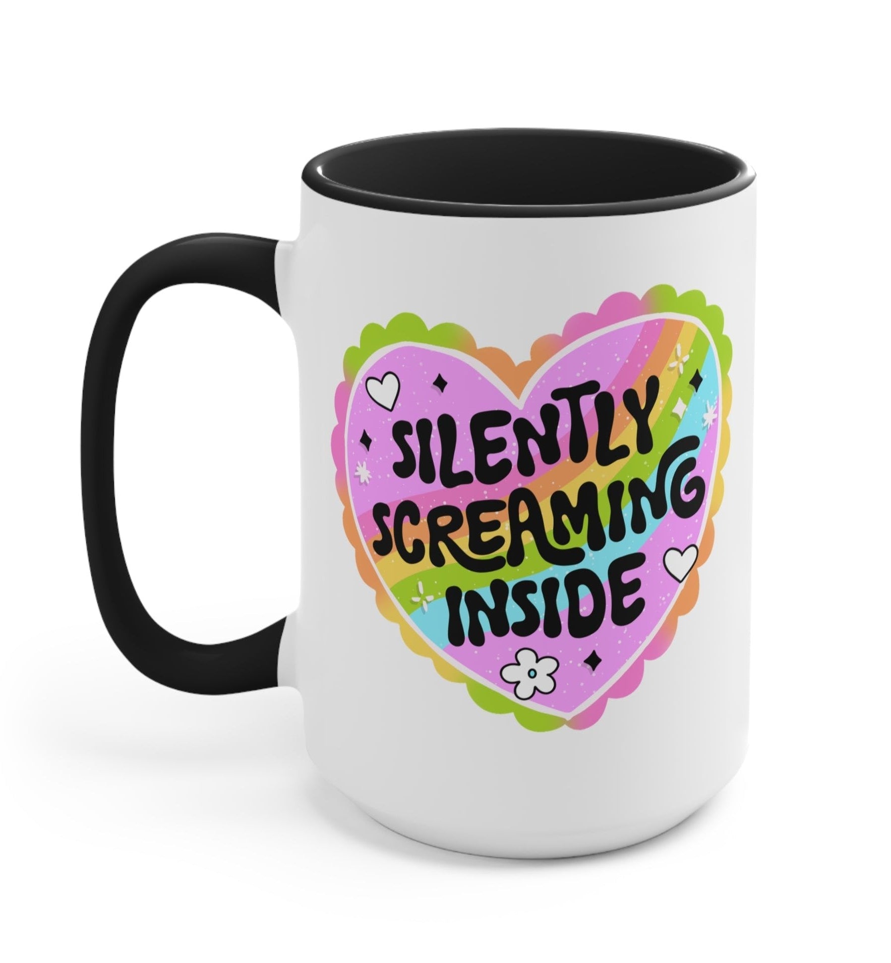 Silently Screaming Inside Mug - UntamedEgo LLC.