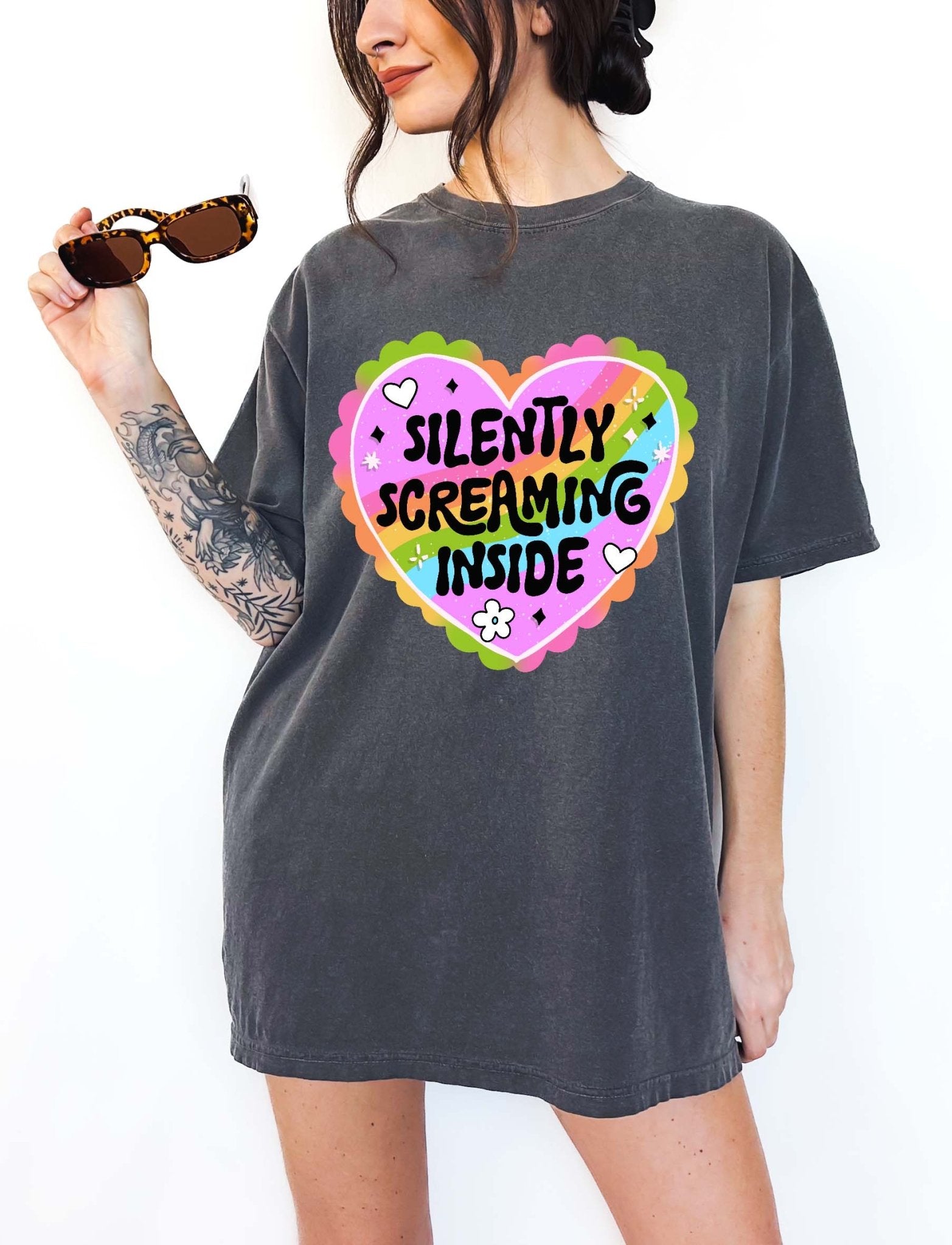 Silently Screaming Inside Tee - UntamedEgo LLC.