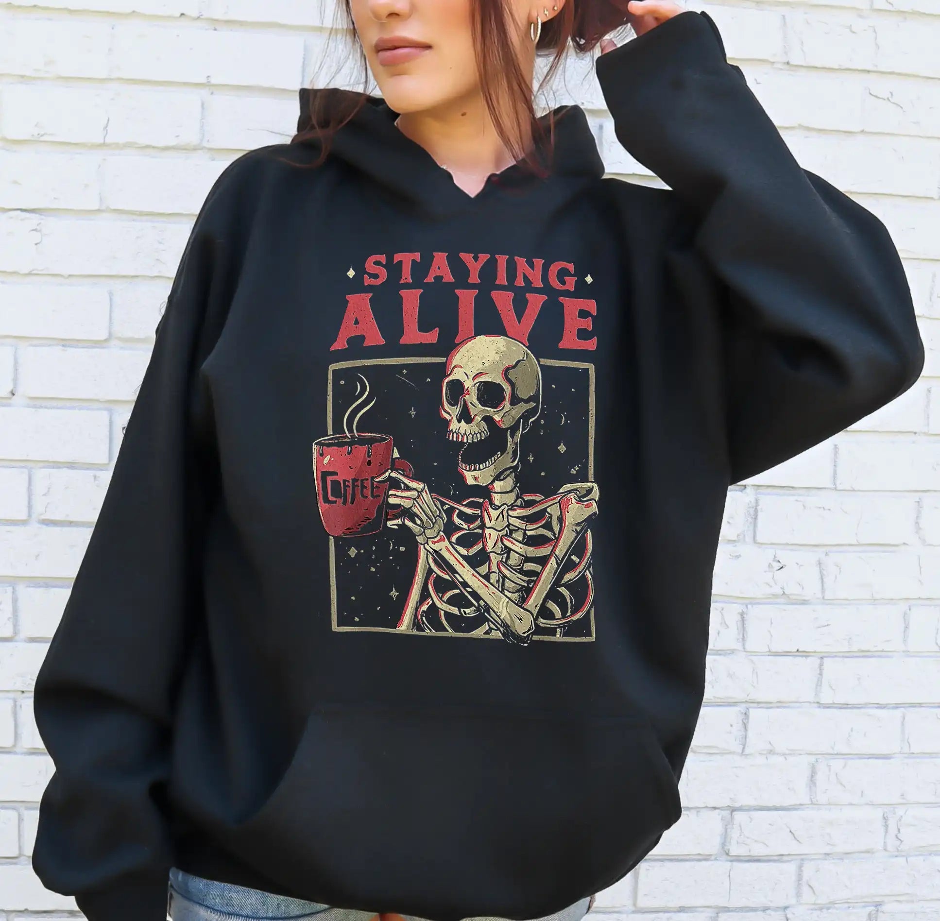 Staying Alive Hoodie - UntamedEgo LLC.