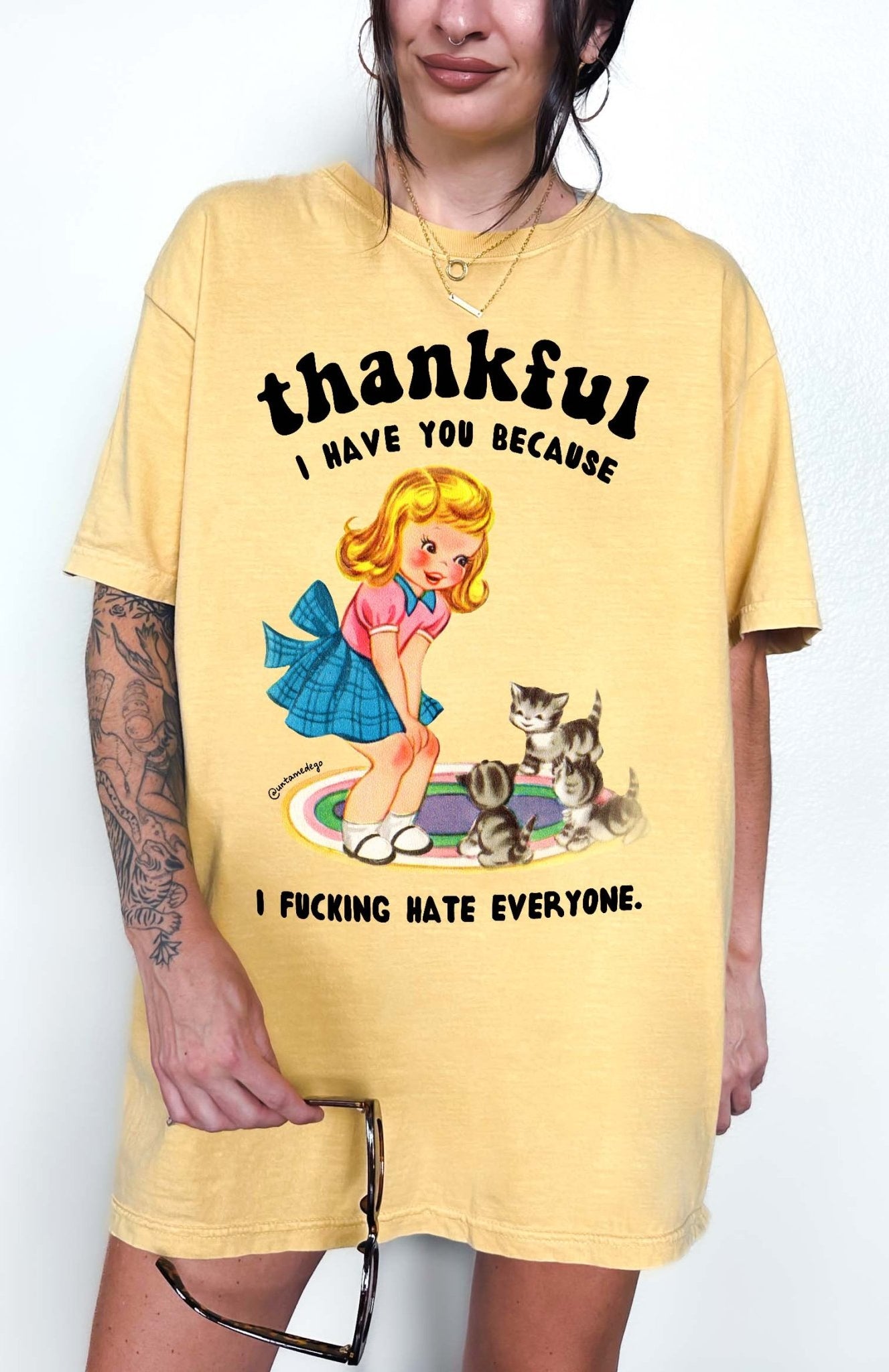 Thankful I have You Cats Tee - UntamedEgo LLC.