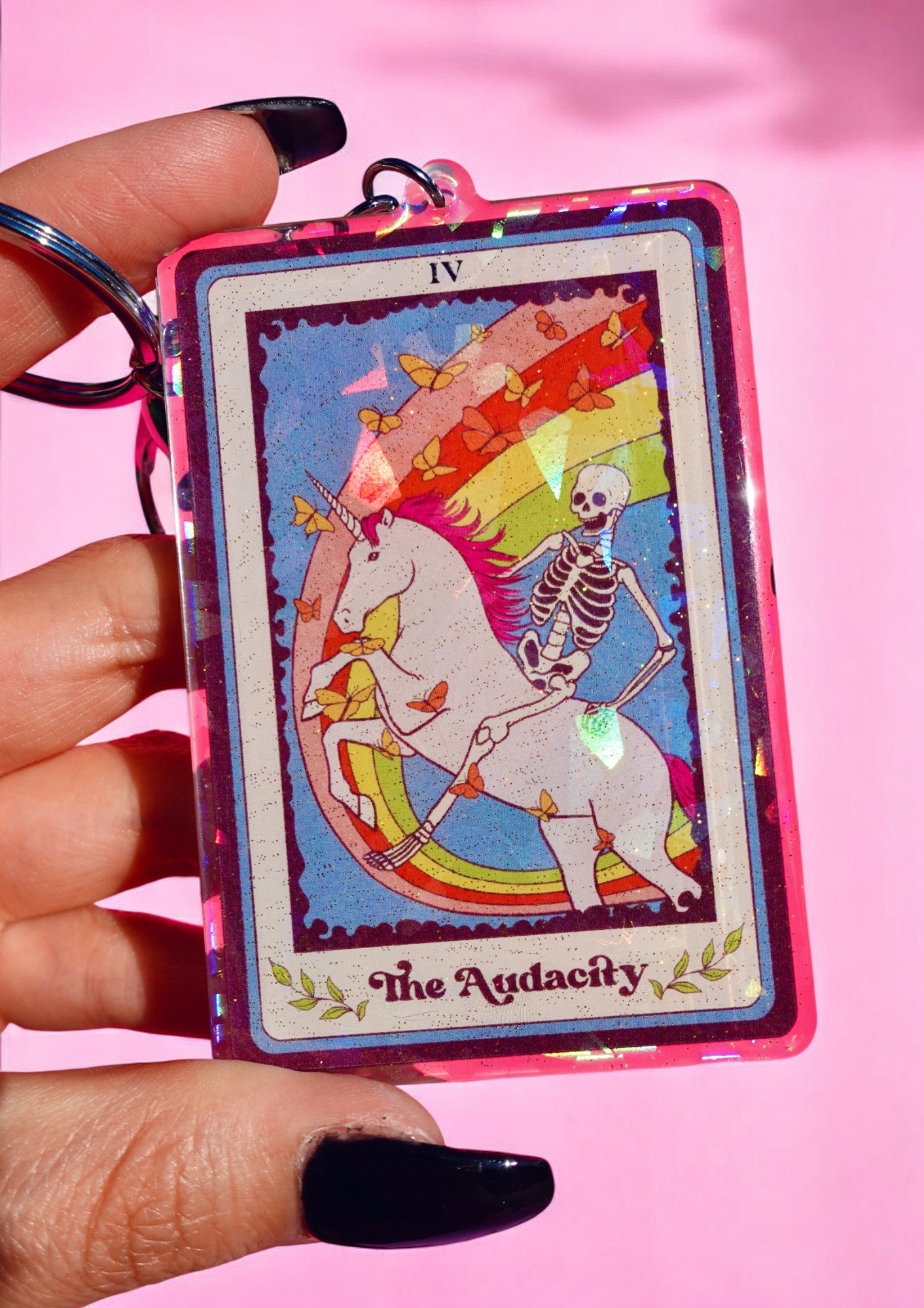 The Audacity Holographic Keychain - UntamedEgo LLC.